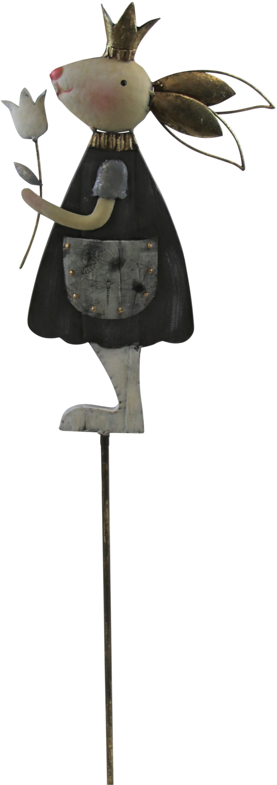 AM DESIGN Dekofigur »Osterdeko "Hasenmann"« Gartenstecker aus Metall bunt