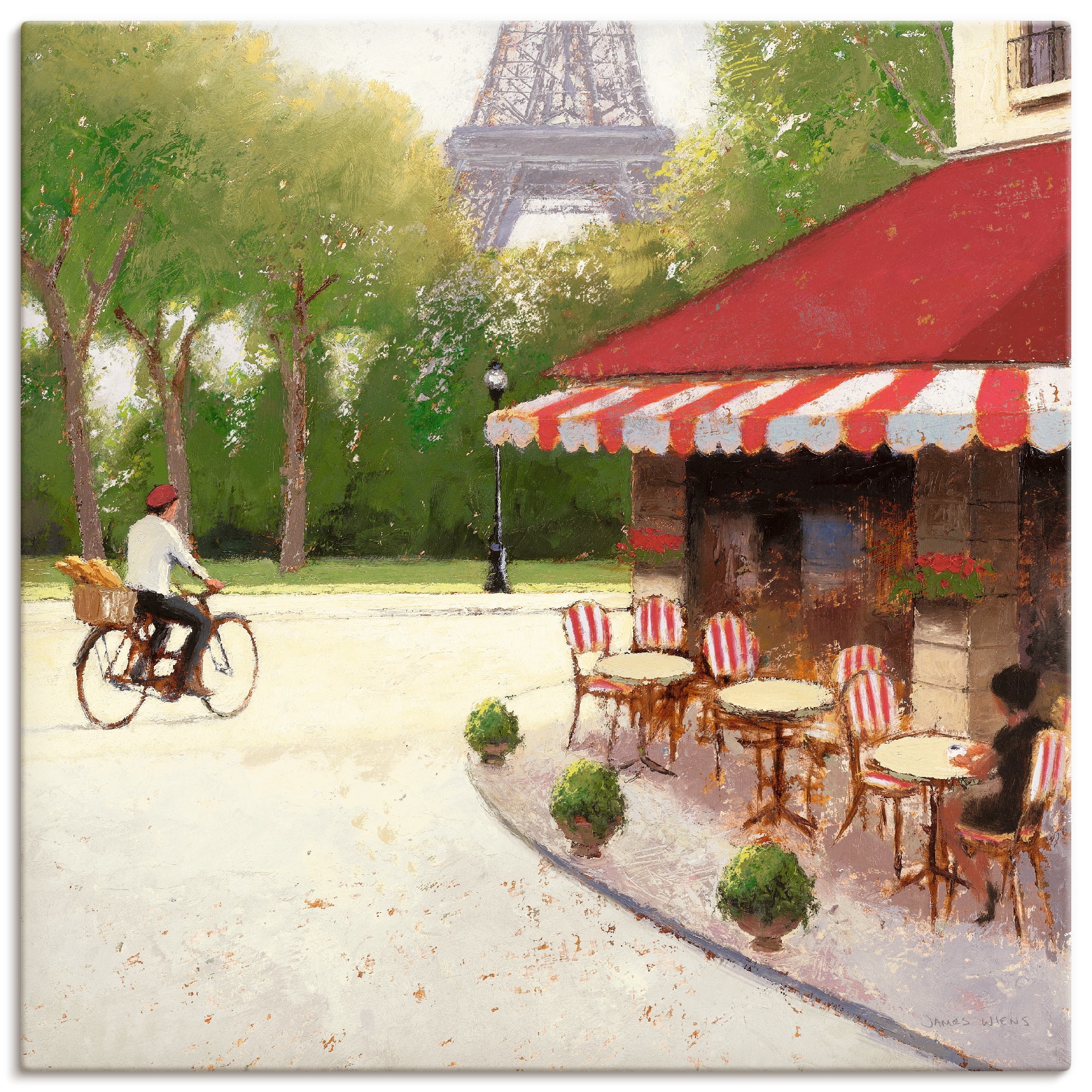 Artland Wandbild »Café du Martin III«, Europa, (1 St.), als Leinwandbild, P günstig online kaufen