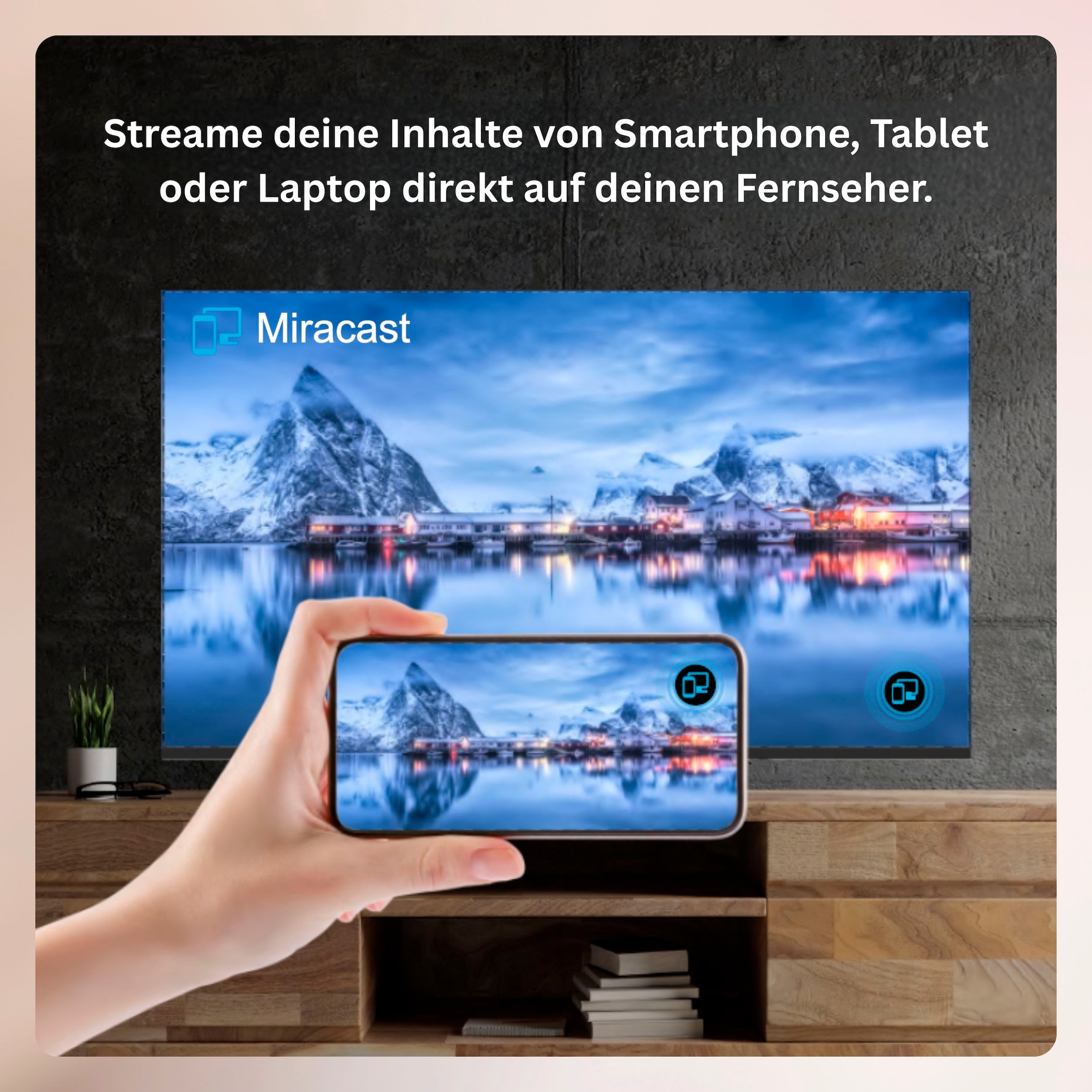 Smart Tech QLED-Fernseher »43QV02V« 108 cm/43 ″ Smart-TV