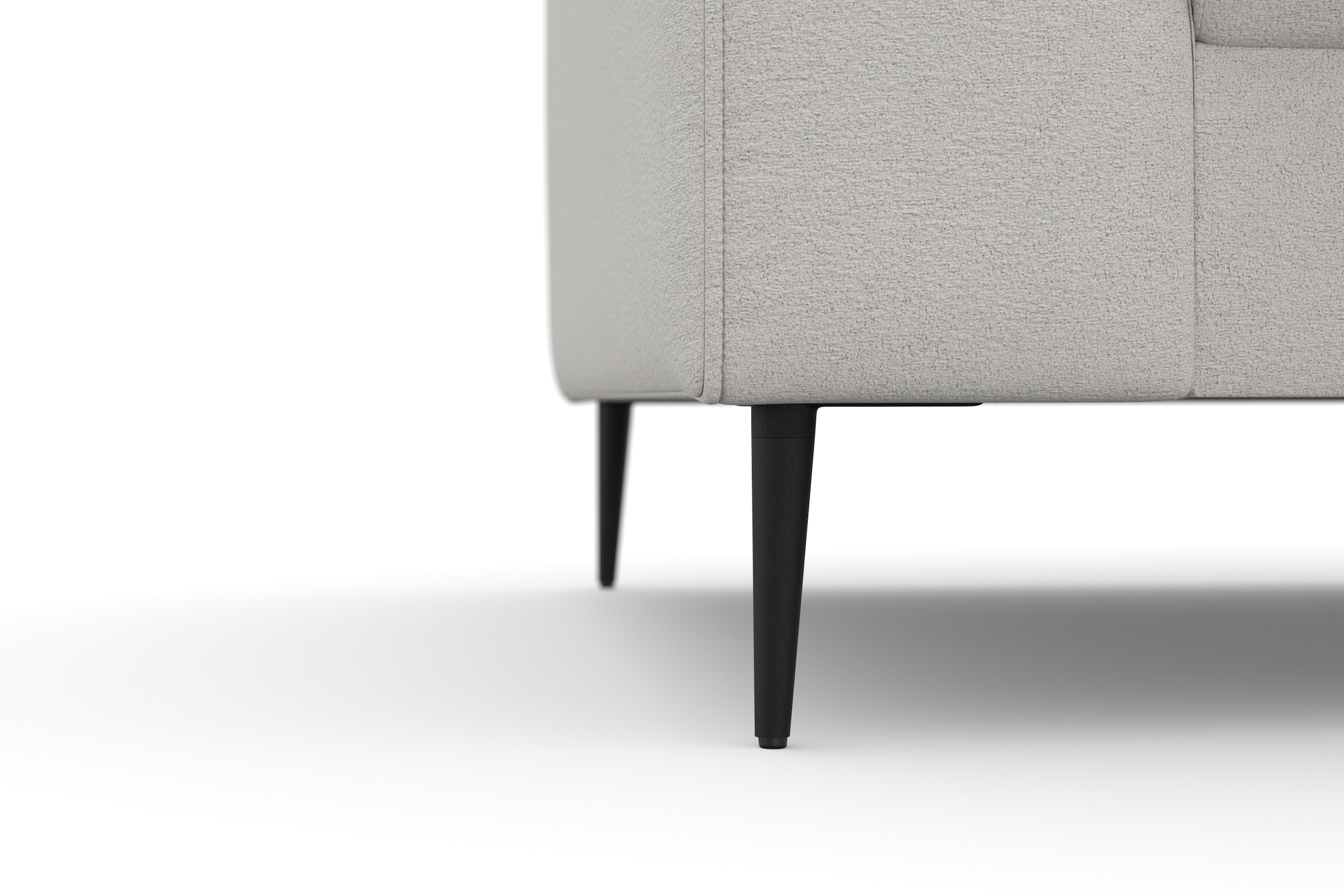 DOMO collection Ecksofa »Modica, zeitlos und elegant, L-Form«, moderne Optik mit extrabreiter Recamiere, auch in Cord