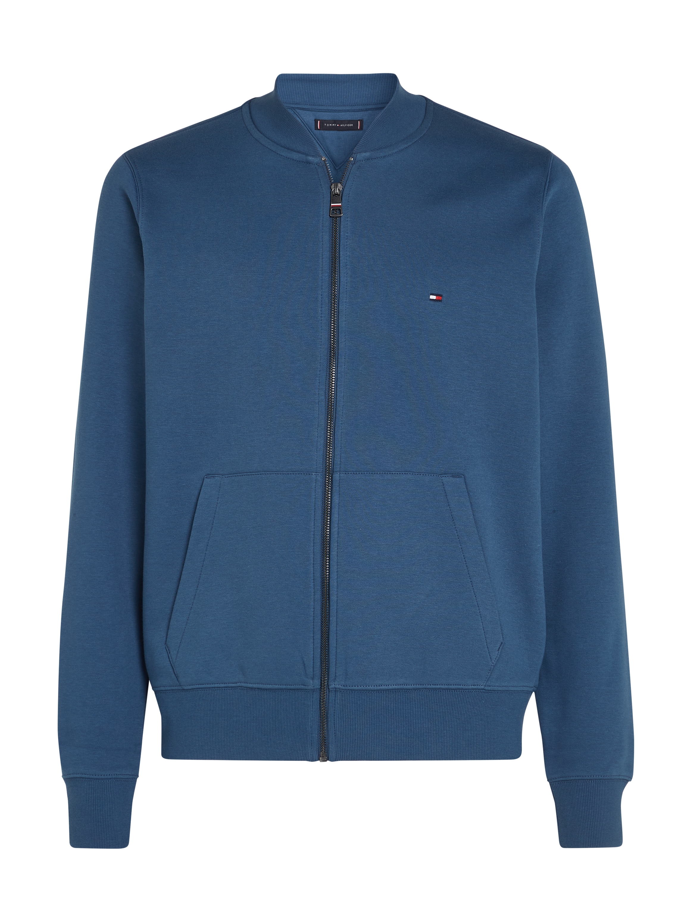 Tommy Hilfiger Sweatjacke »FLAG LOGO BASEBALL ZIP THROUGH«