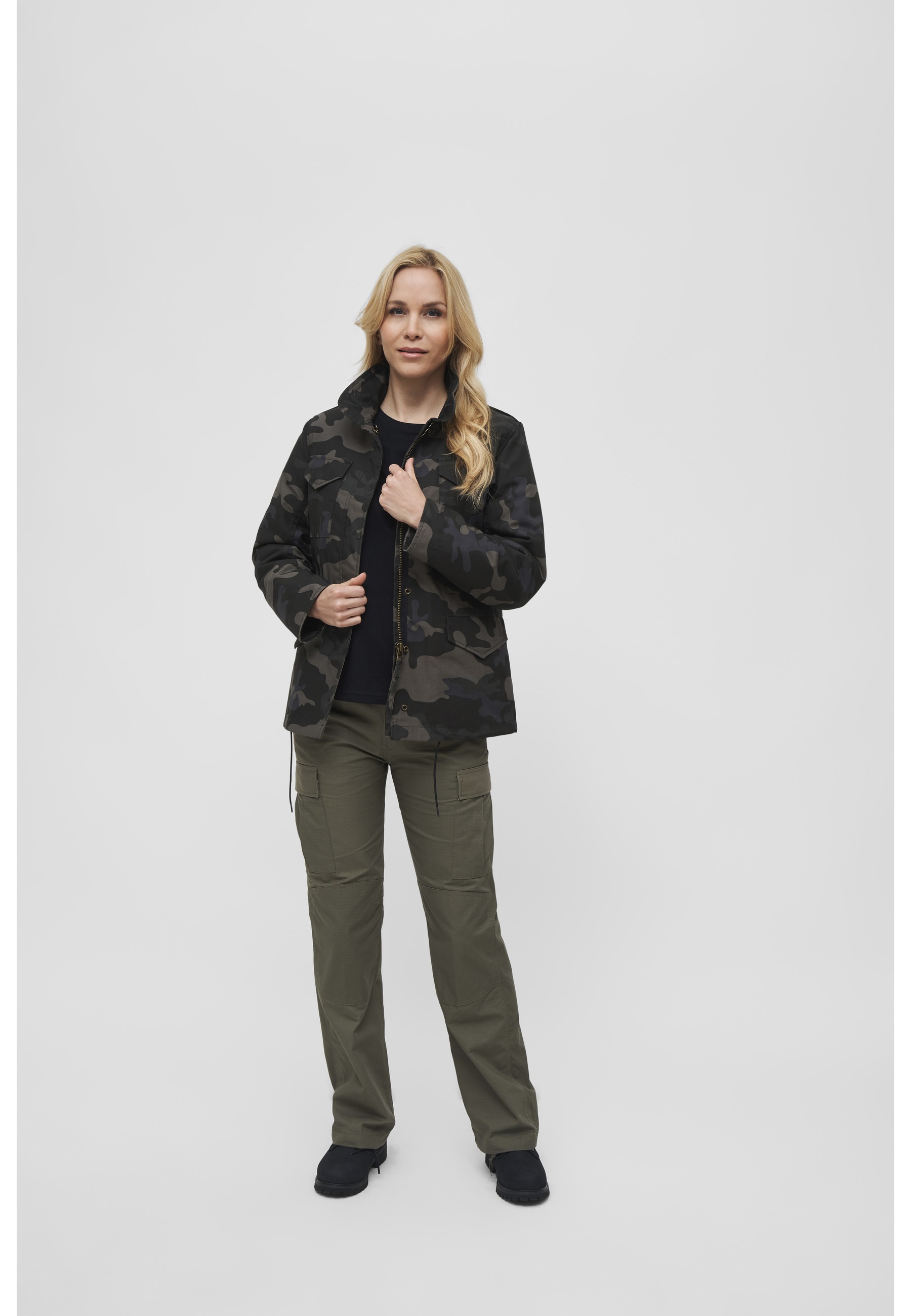Brandit Parka »Brandit Damen Ladies M65 Standard Jacket« 1 Stk. tlg. mit Kapuze