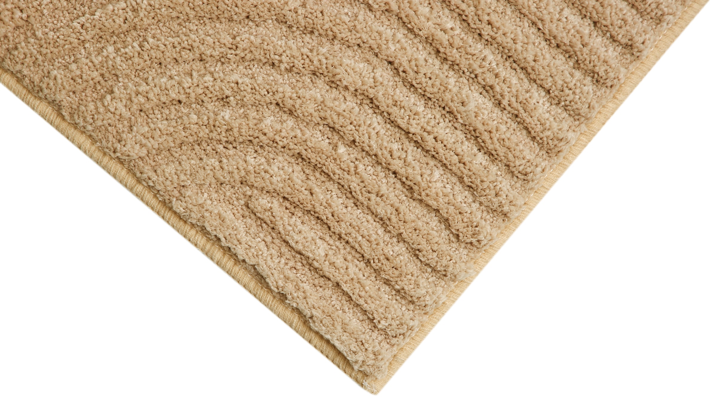 my home Badematte »Ognon, Scandi, Boho, modernes Muster«, rutschhemmend beschichtet, fußbodenheizungsgeeignet-schnell trocknend-strapazierfähig, Badteppich, Uni Farben, Hoch-Tief-Effekt