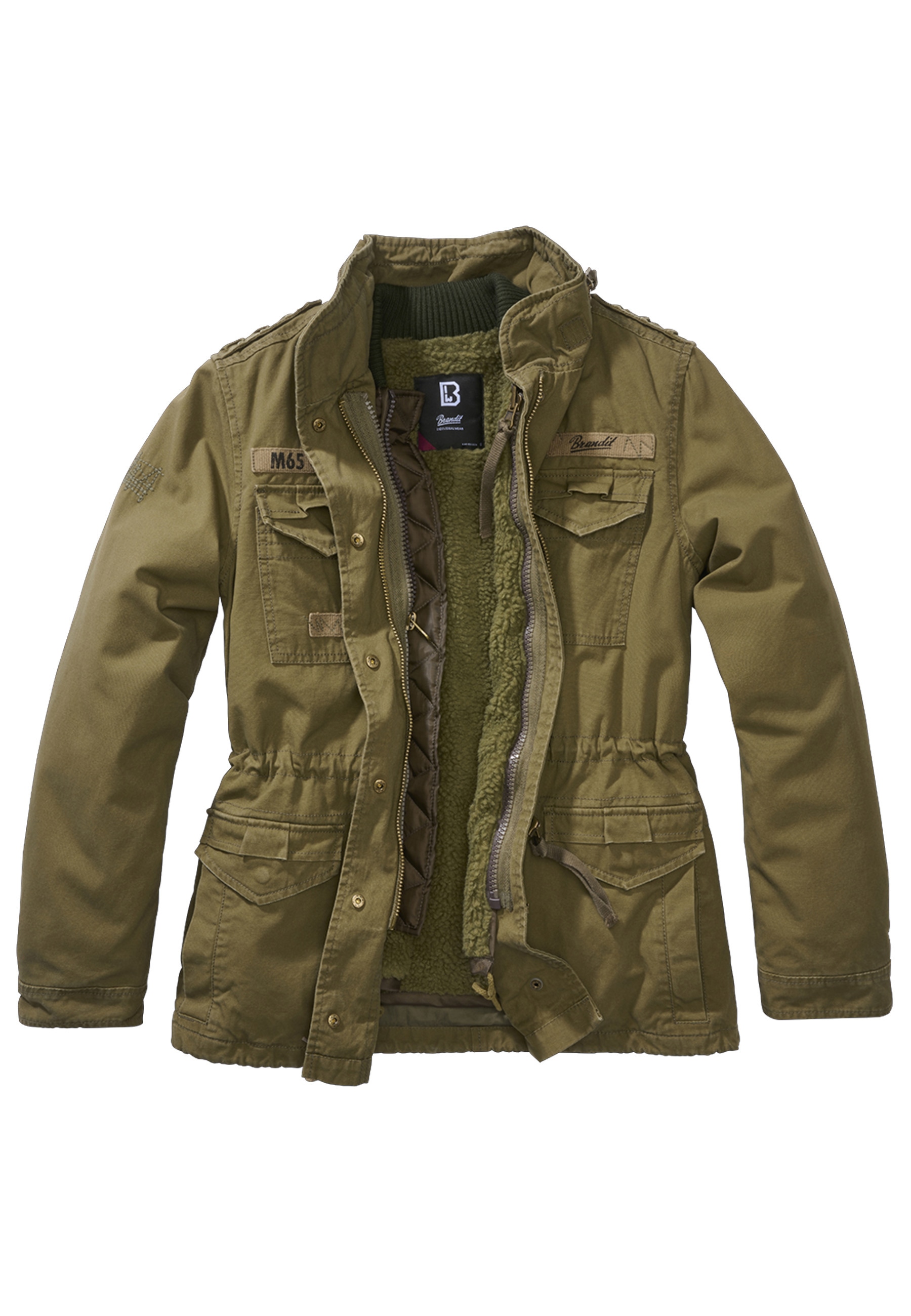 Brandit Parka »Brandit Damen Ladies M65 Giant Jacket« 1 Stk. tlg. mit Kapuze