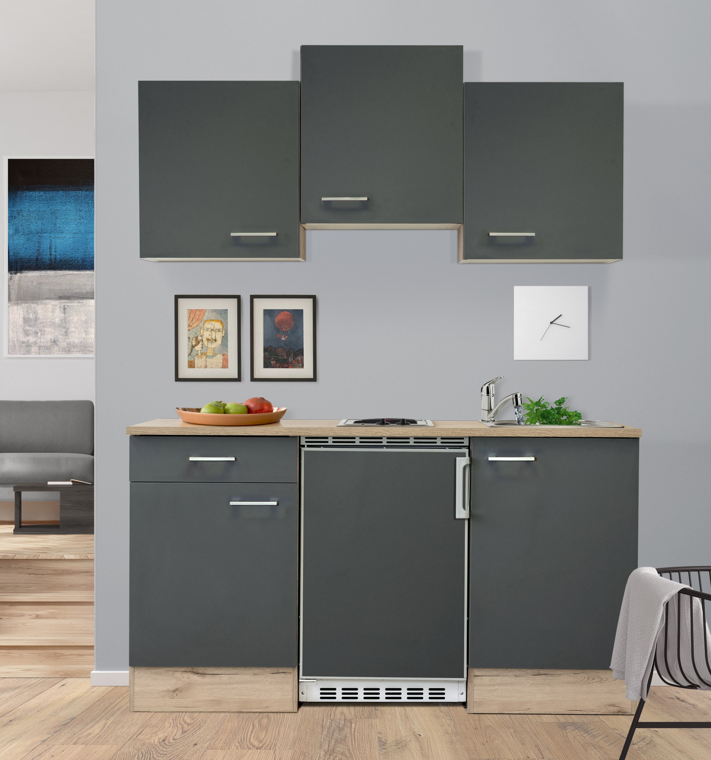 Flex-Well Küchenzeile »Morena«, mit E-Geräten, Breite 150,5 cm