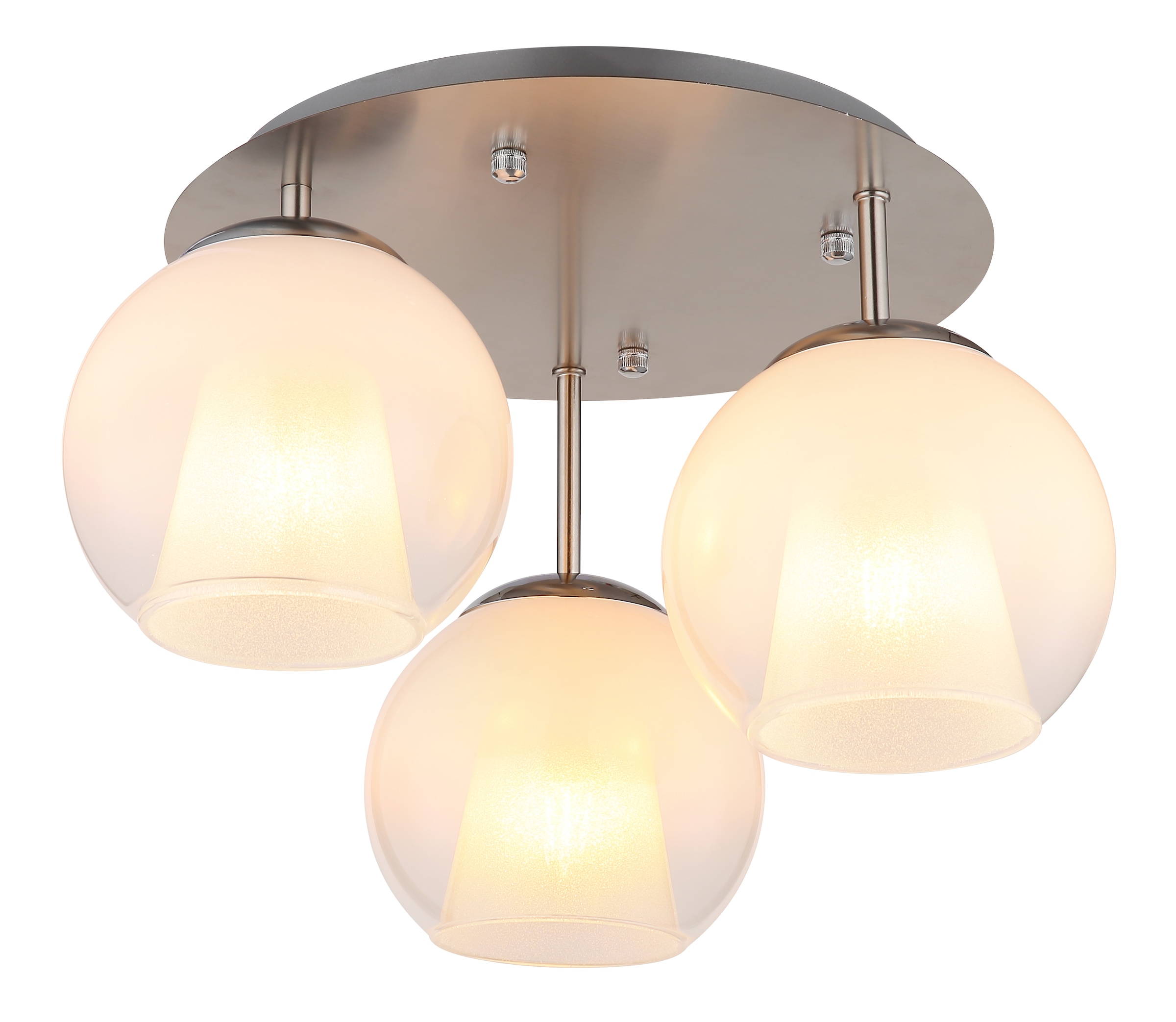GLOBO LIGHTING Deckenleuchte »BARRY« E27 1 Stk. Deckenlampe/Metall/Glaskuge günstig online kaufen