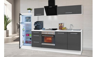 RESPEKTA Küchenzeile »RP270«, mit E-Geräten, Breite 270 cm kaufen