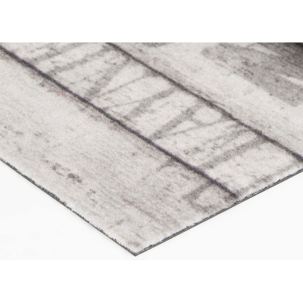 Primaflor-Ideen in Textil Küchenläufer »WOOD«, rechteckig, Holz Motiv, Größe 50x150 cm, rutschhemmend, waschbar, Küche