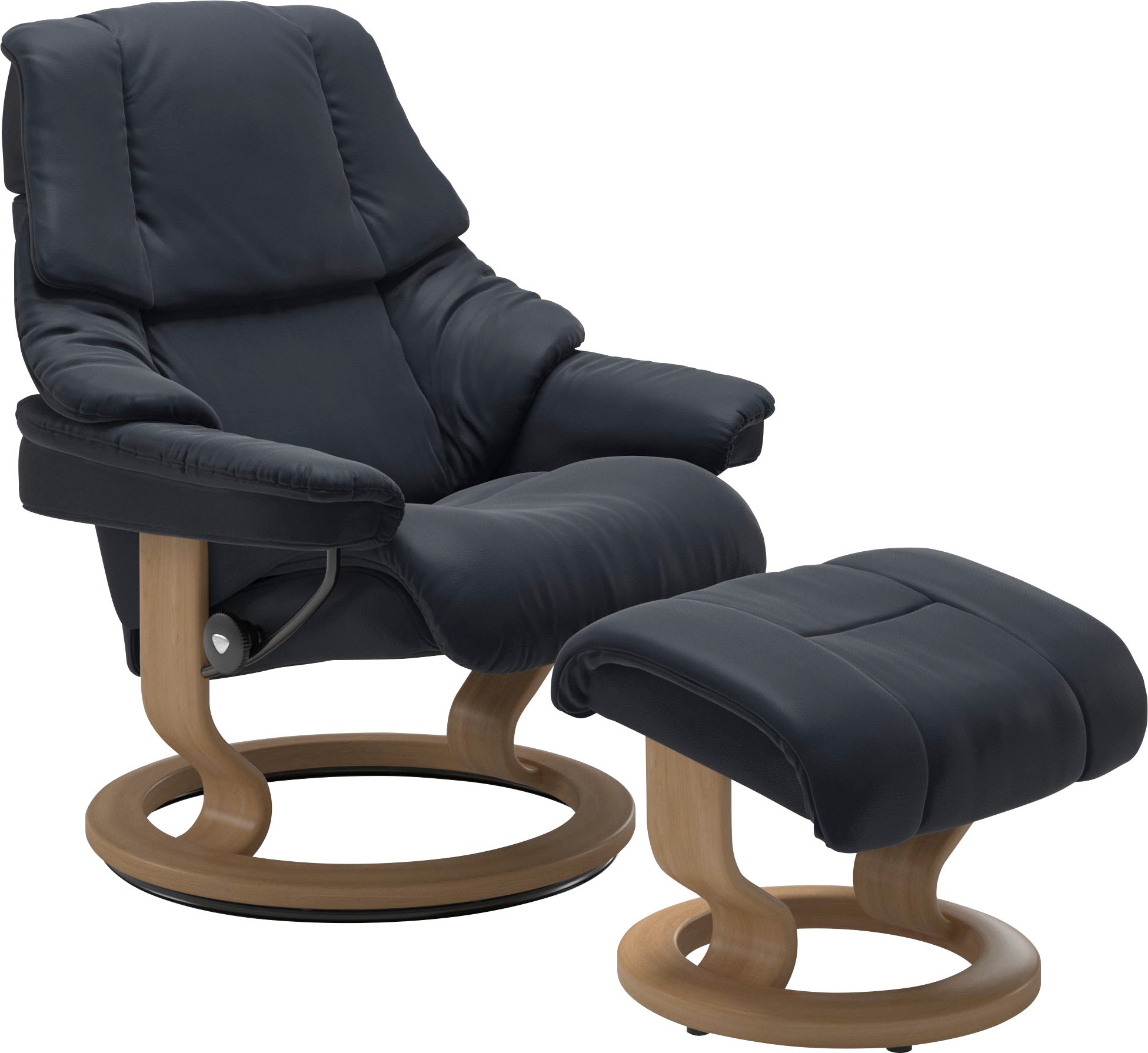 Stressless® Relaxsessel »Reno«, (Set, Relaxsessel mit Hocker), mit Hocker, günstig online kaufen