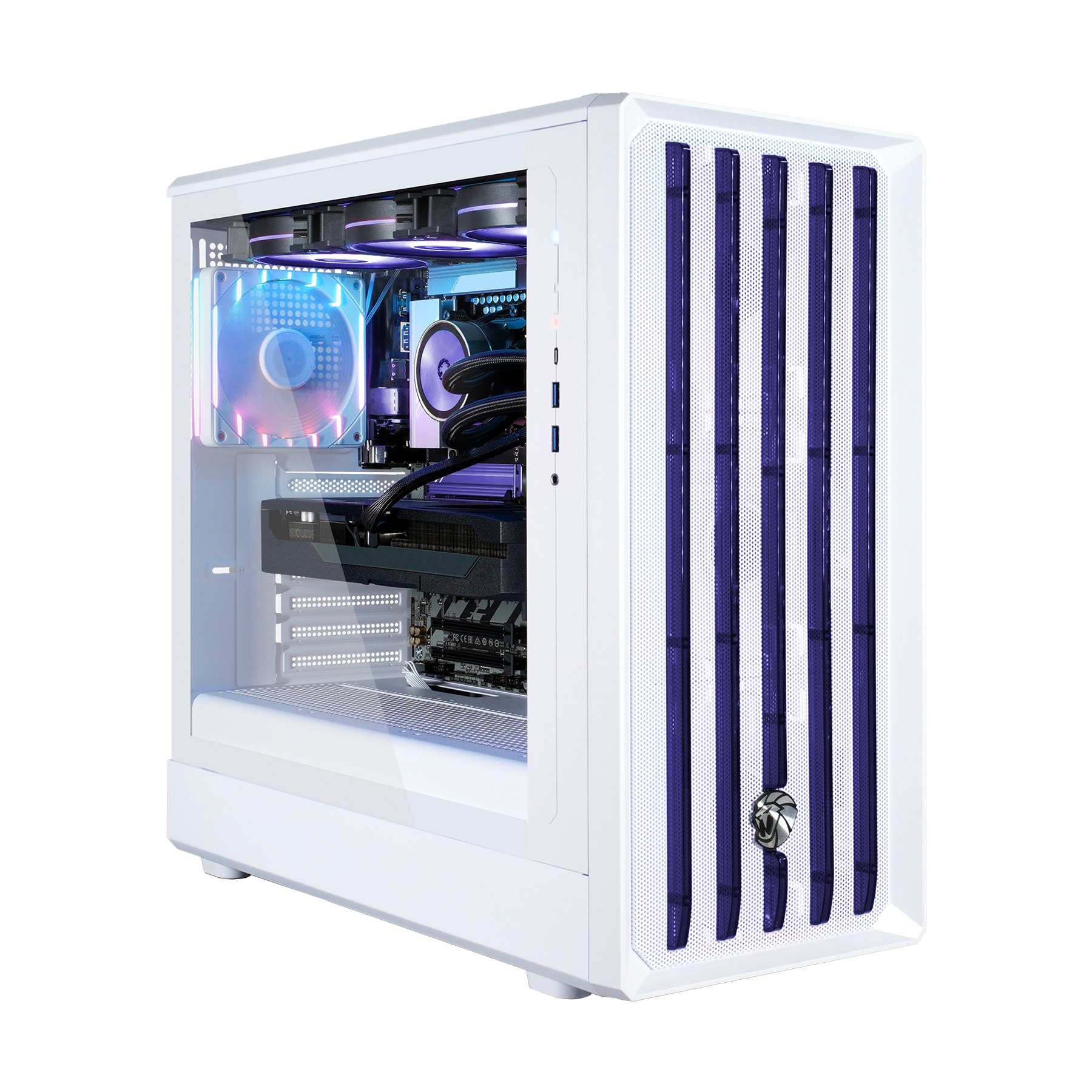 GAMEMAX Gaming-PC »CLAW WH 8115 AMD Ryzen 7 9700X 32GB DDR5 1TB SSD RX 9070 XT« DDR5 RAM, Windows 11, Wasserkühlung