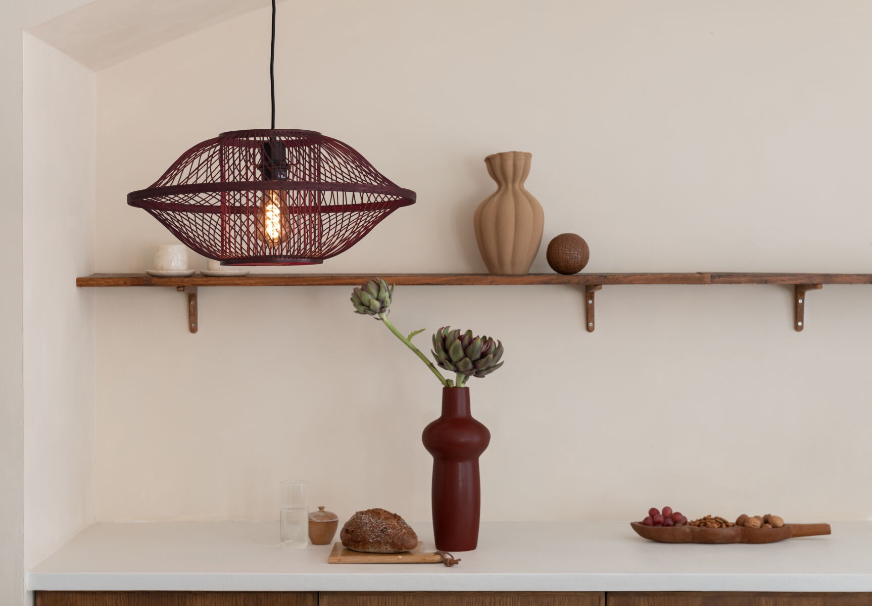 GOOD&MOJO Hängeleuchte »MAUI«, 1 flammig, Leuchtmittel E27 | LED wechselbar
