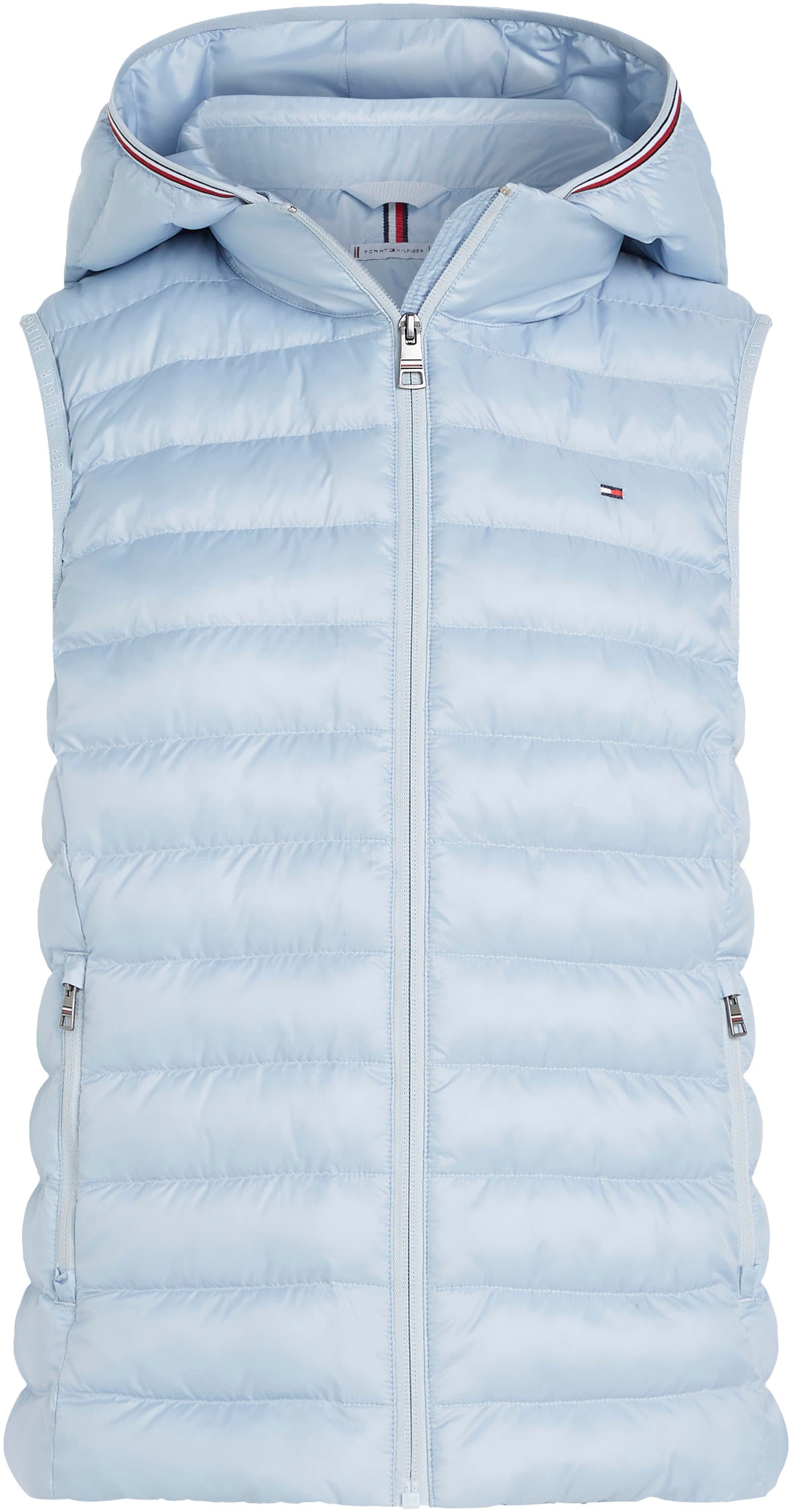 Tommy Hilfiger Steppweste »LW PADDED GLOBAL STRIPE VEST«, (Global Serie TH WOMEN), mit Elastic-Band