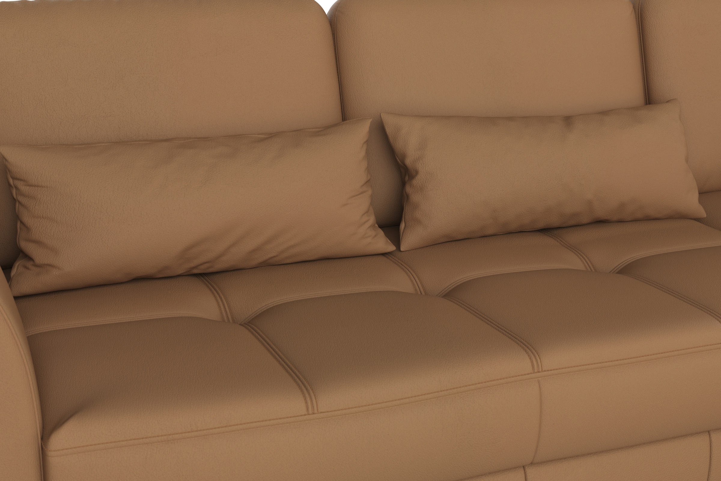 sit&more Ecksofa »Bendigo L-Form«, inklusive Sitztiefenverstellung, Bodenfreiheit 15 cm, 2 Fußfarben