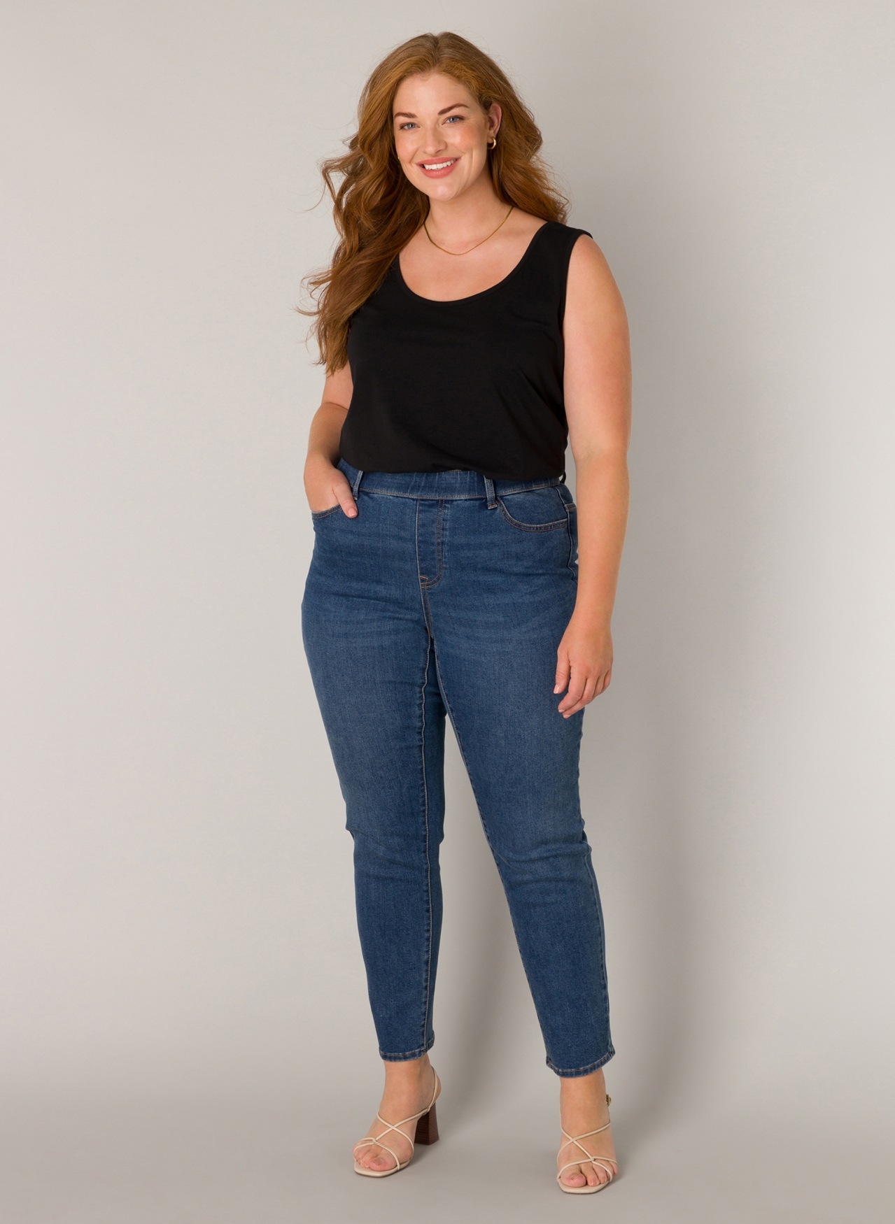 Base Level Curvy Jeggings, in großen Größen