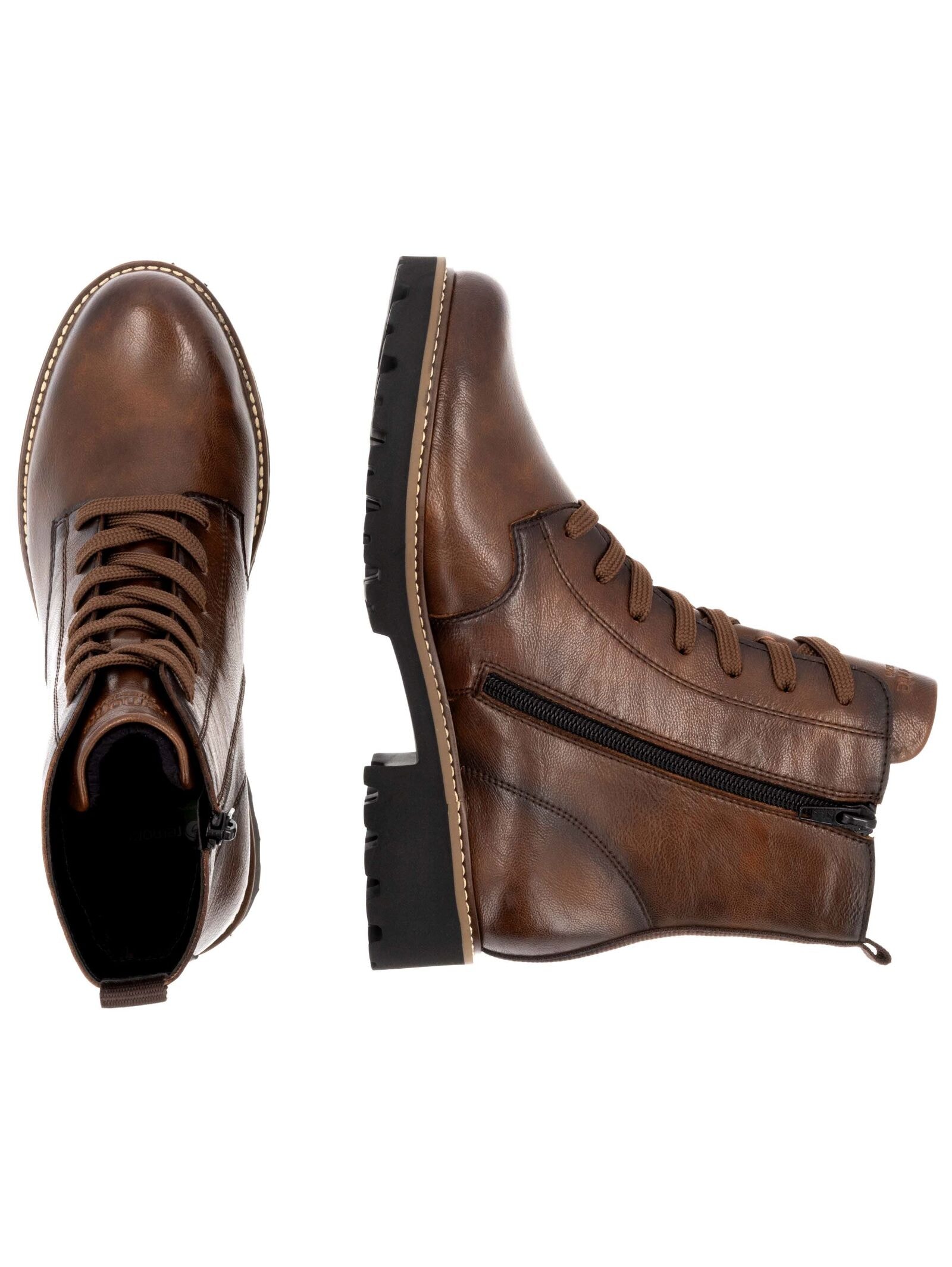 Remonte Schnürstiefelette »Remonte Stiefelette Glattleder«
