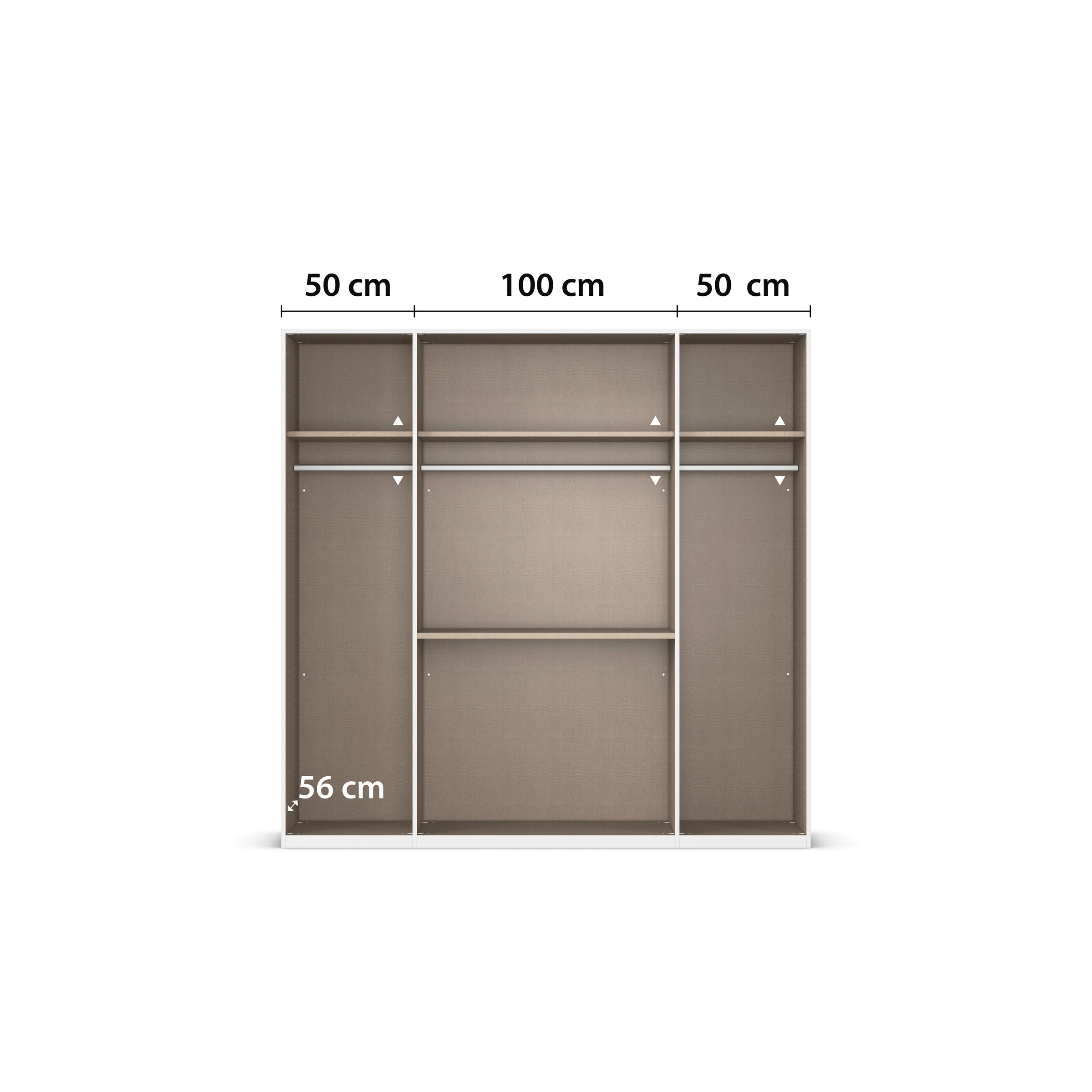 rauch Schlafzimmer-Set »Komplettschlafzimmer Schlafzimmer EVELYN«, (Set, 3 tlg.), Schrank und Bett in 2 Breiten, Nachttisch mit Paneel MADE IN GERMANY