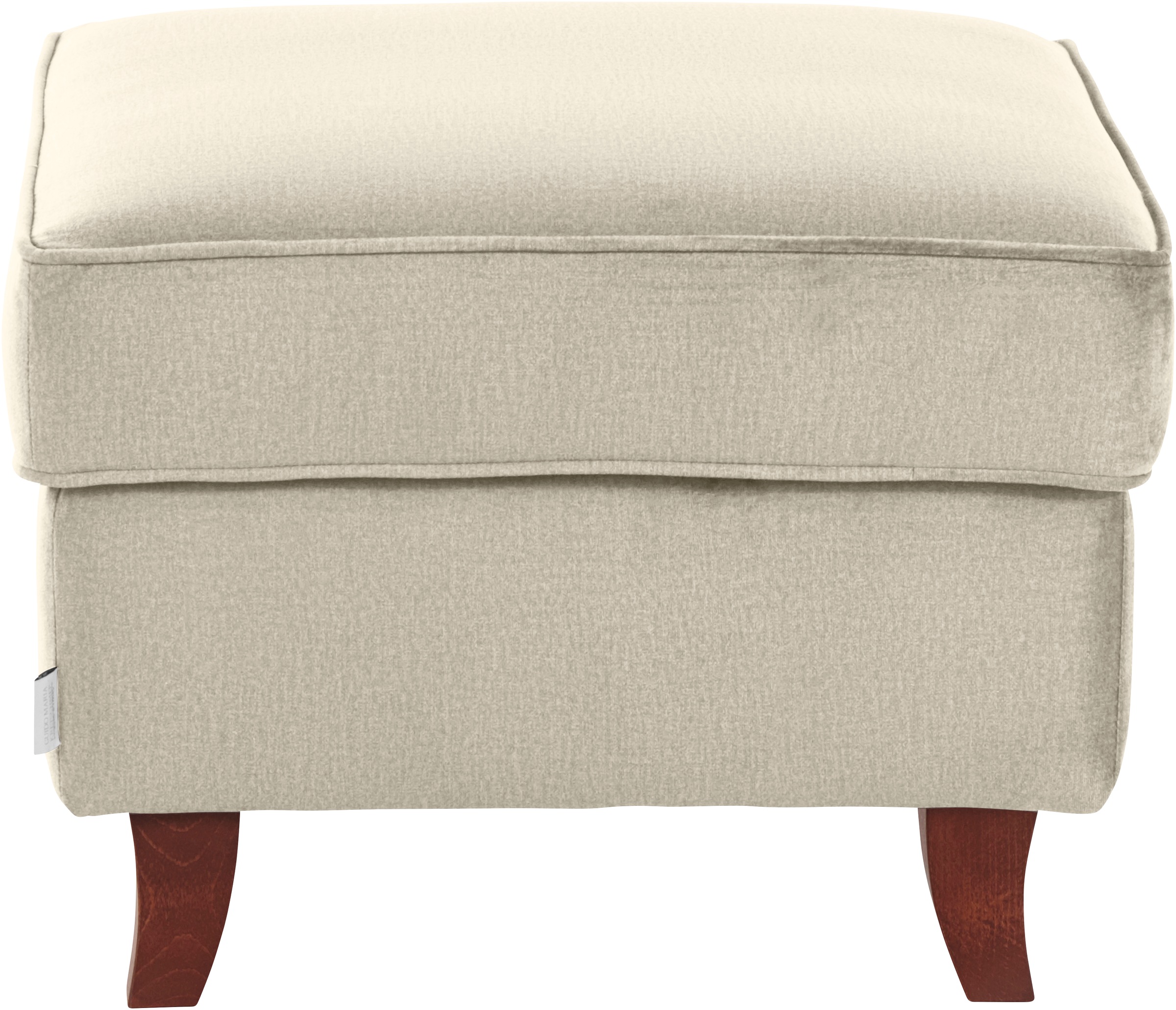 Home affaire Polsterhocker »Reims« echte Chesterfield-Knopfheftung, Samtoptik mich changierender Optik
