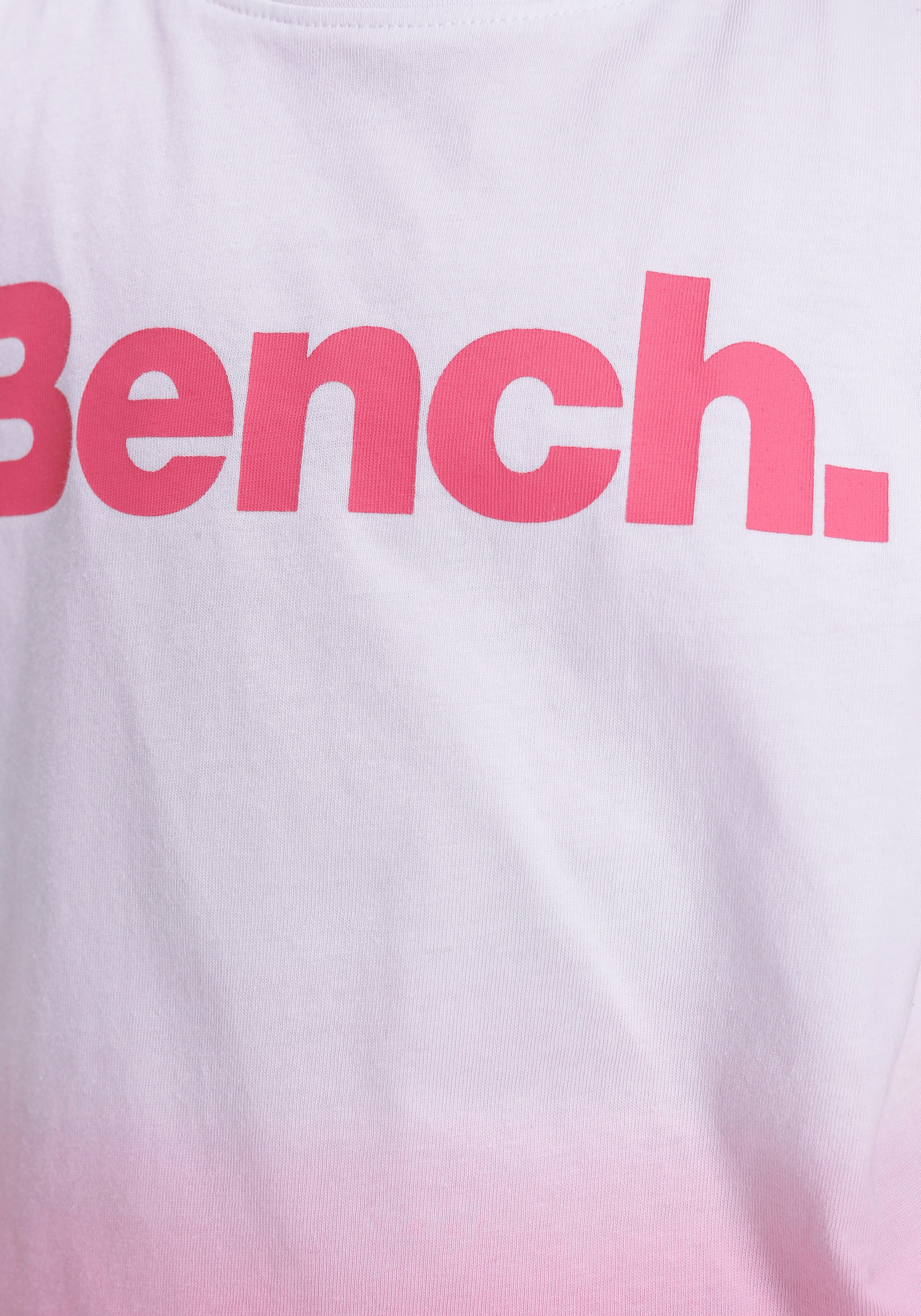 Bench. T-Shirt »Farbverlauf«, kurze Form jetzt grade %Sale im