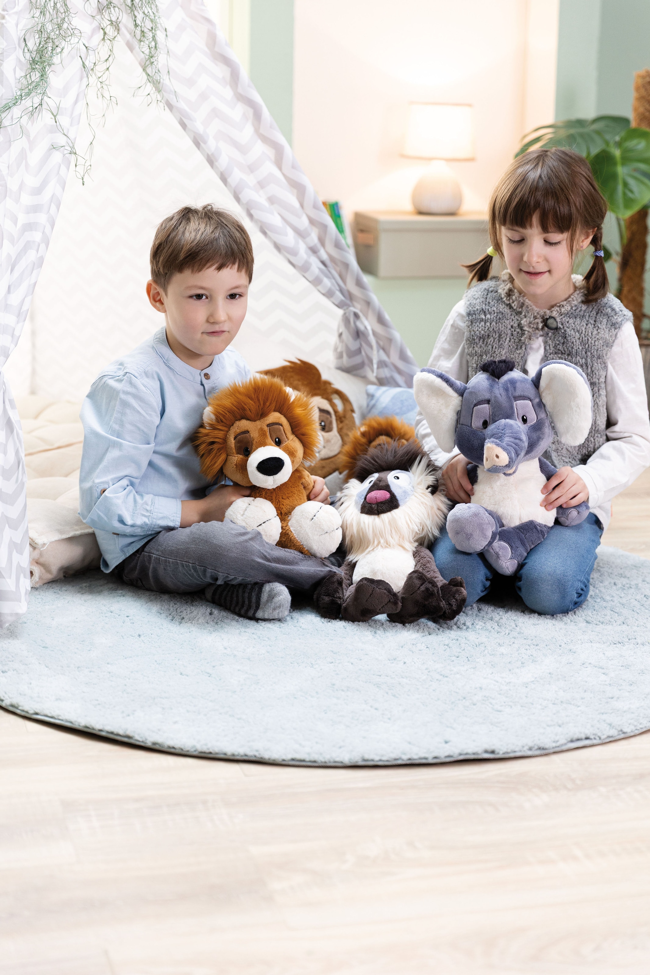 Nici Kuscheltier »Wild Friends, Elefant El-Flora, 35 cm schlenkernd«