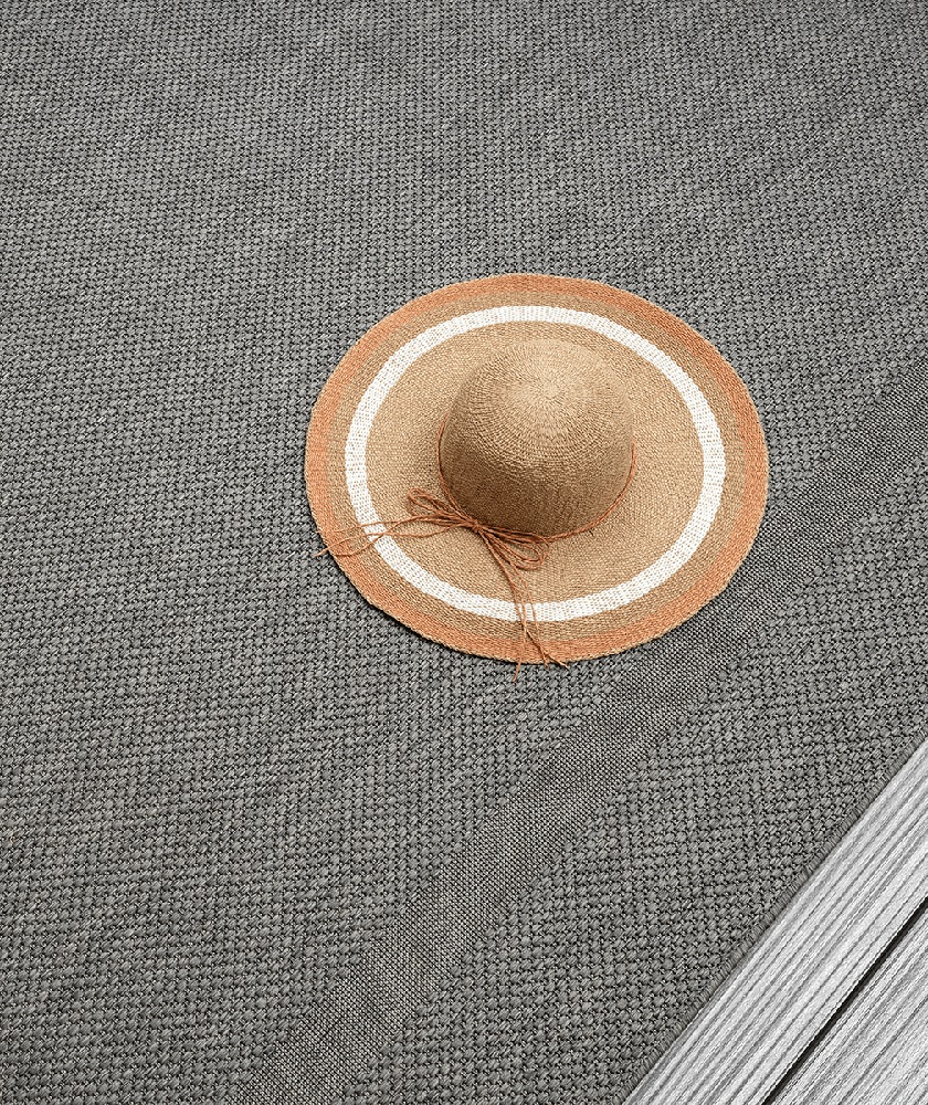 the carpet Teppich »Mistra round«, rund, 1 mm Höhe, moderner robuster In und Outdoor Teppich