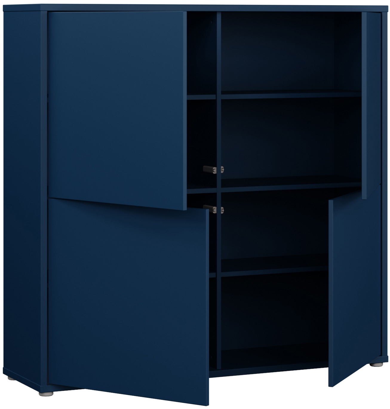 FORTE Highboard »Alice Springs« Grifflos,Push to open, Stauraum