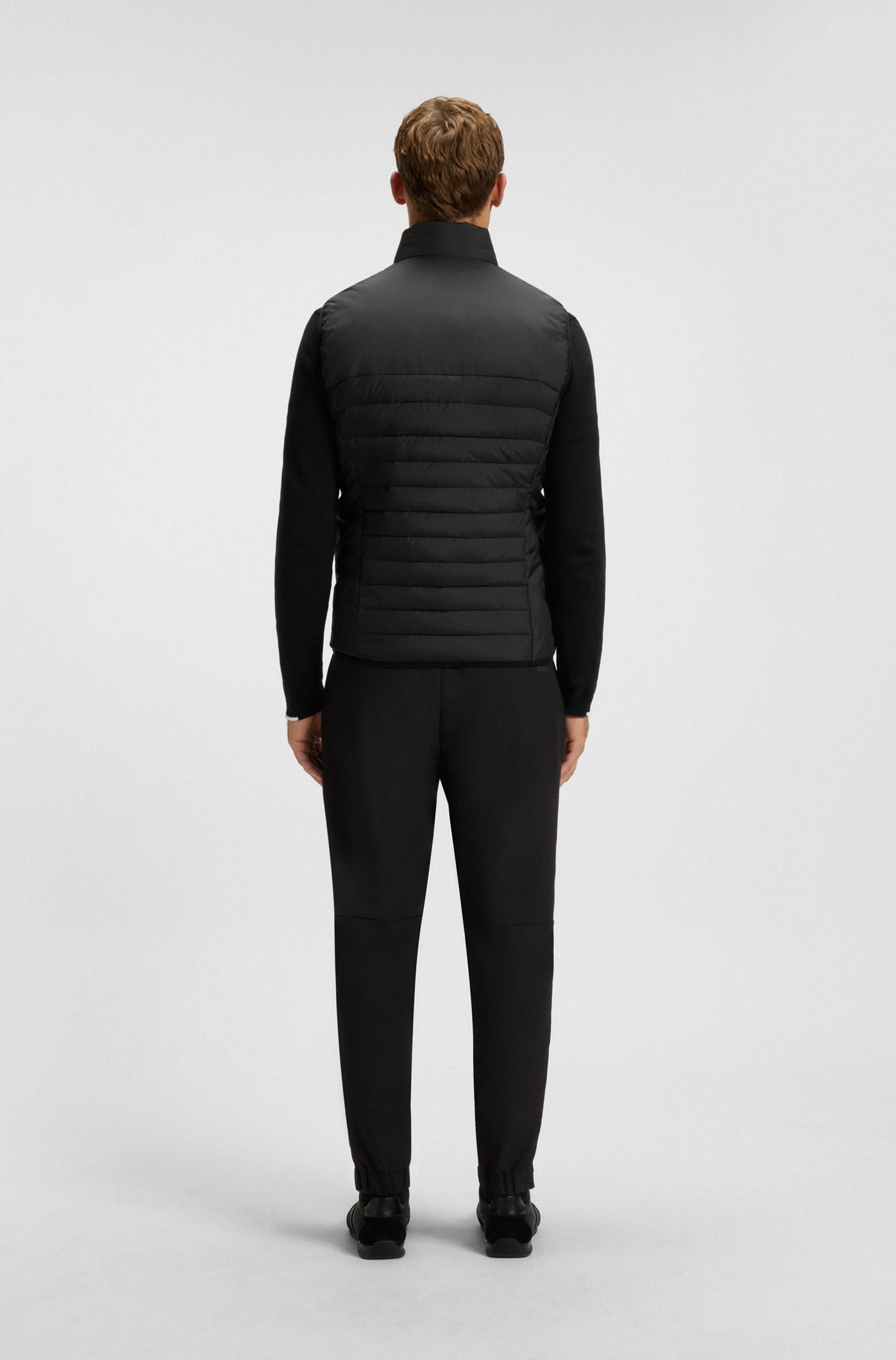 BOSS GREEN Steppweste »V Urbanex Vest«, mit soften Stretch-Einsätzen und reflektierenden Details