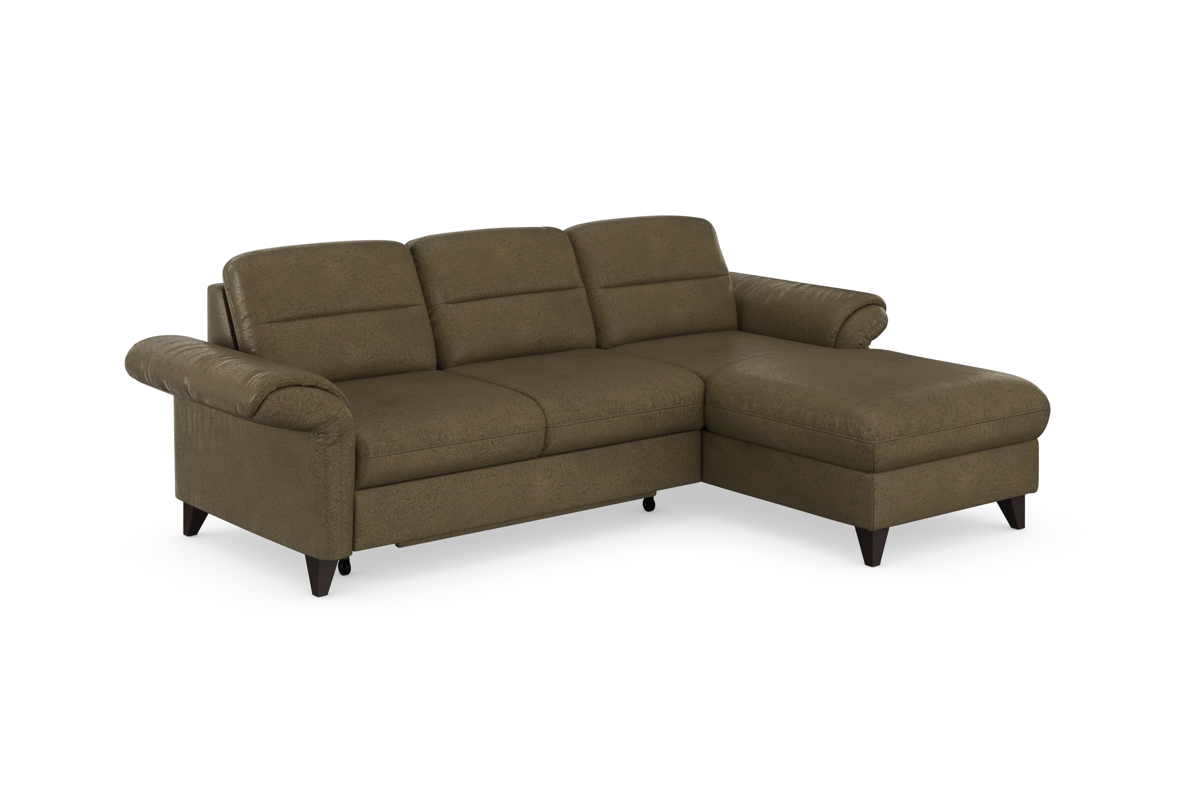 sit&more Ecksofa »Mellum L-Form«, Federkern, wahlweise mit Bettfunktion, Bettkasten und Armteilfunktion