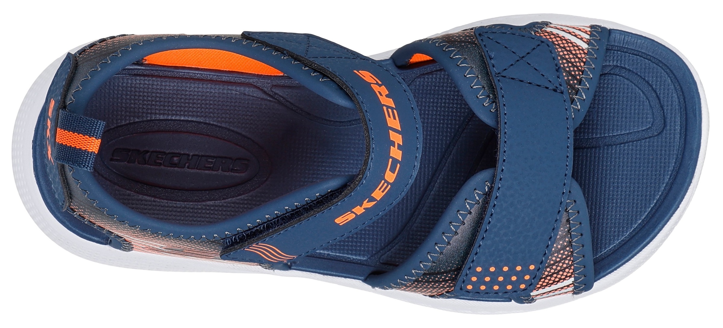 Skechers Kids Sandale »MICROSPEC-SPLASH«, leichte Sandale mit Klettverschluss, Größenschablone zum Download