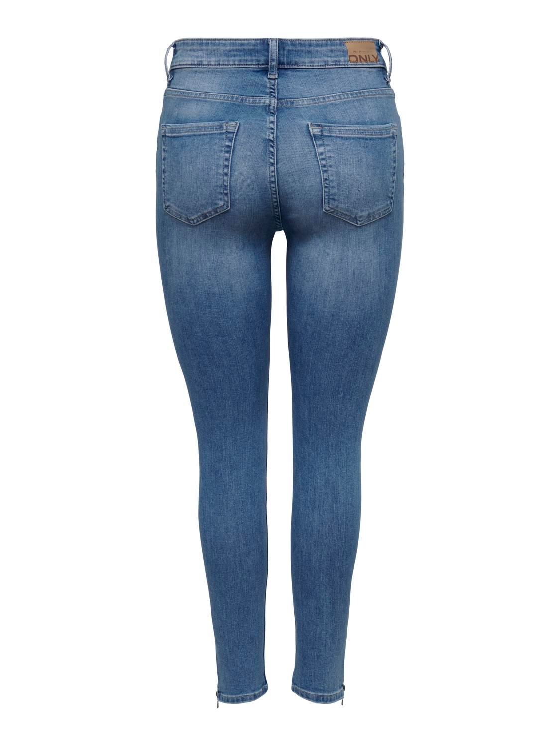 ONLY Skinny-fit-Jeans »ONLBLUSH MID SKINNY ANKLE ZIP DNM BOX«