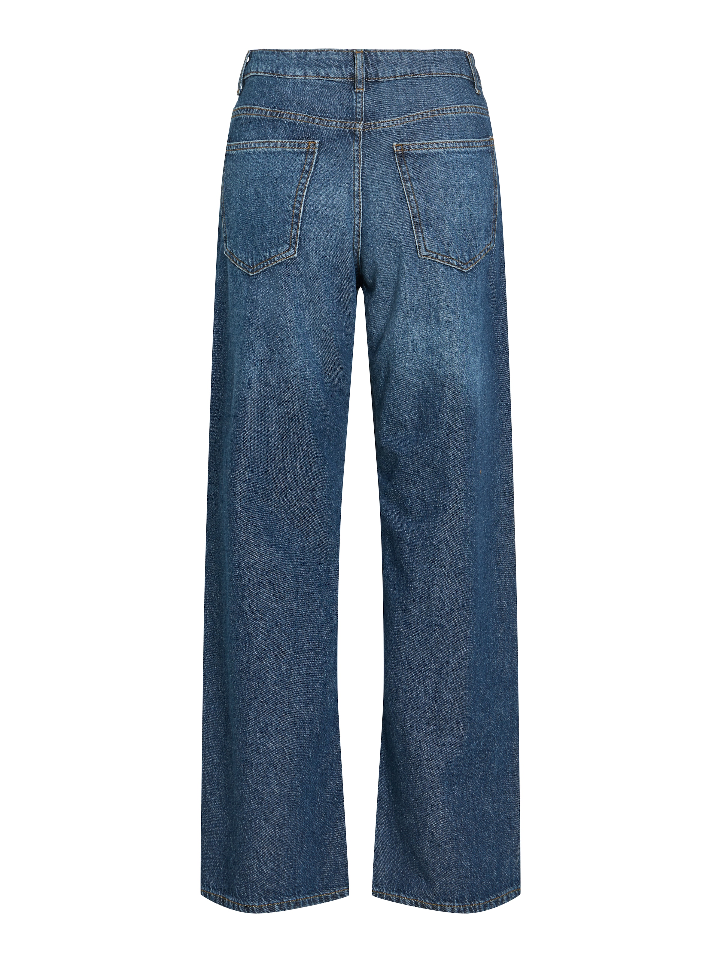 Vila Weite Jeans »VIPALMA RW WIDE JEANS DBD PAL20-NOOS« Baumwolle, regular waist, wide fit