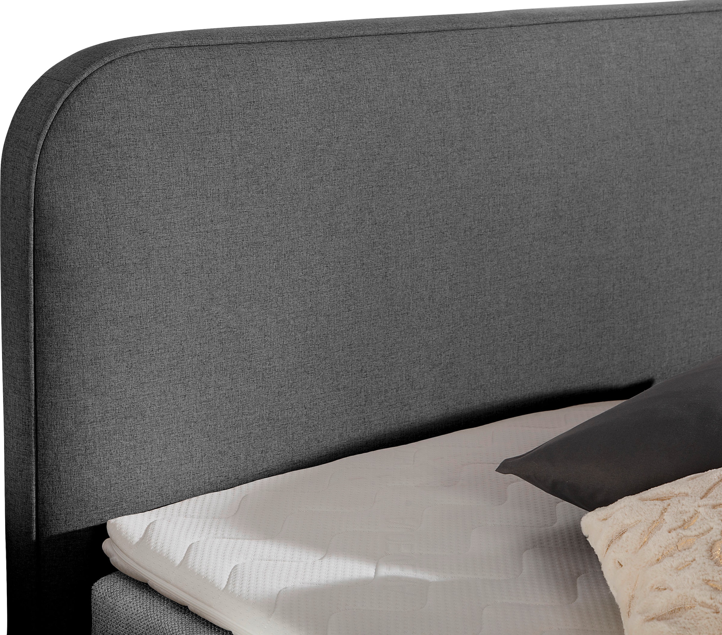 Home affaire Boxspringbett »Cesson, in verschiedenen Breiten«, inkl. Topper, wahlweise in H2, H3 oder H4 erhältlich
