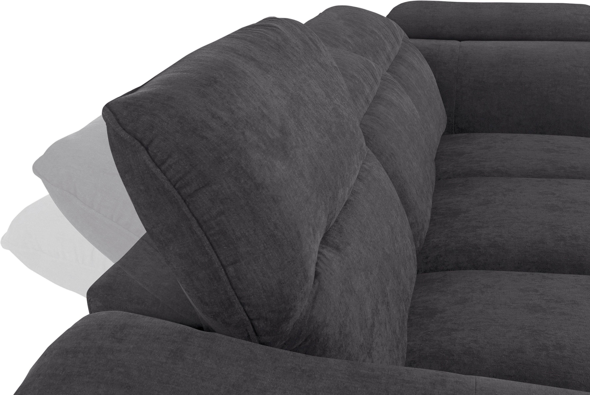 COTTA Ecksofa »Teresa L-Form«, mit Kopfteilverstellung, wahlweise mit Bettfunktion