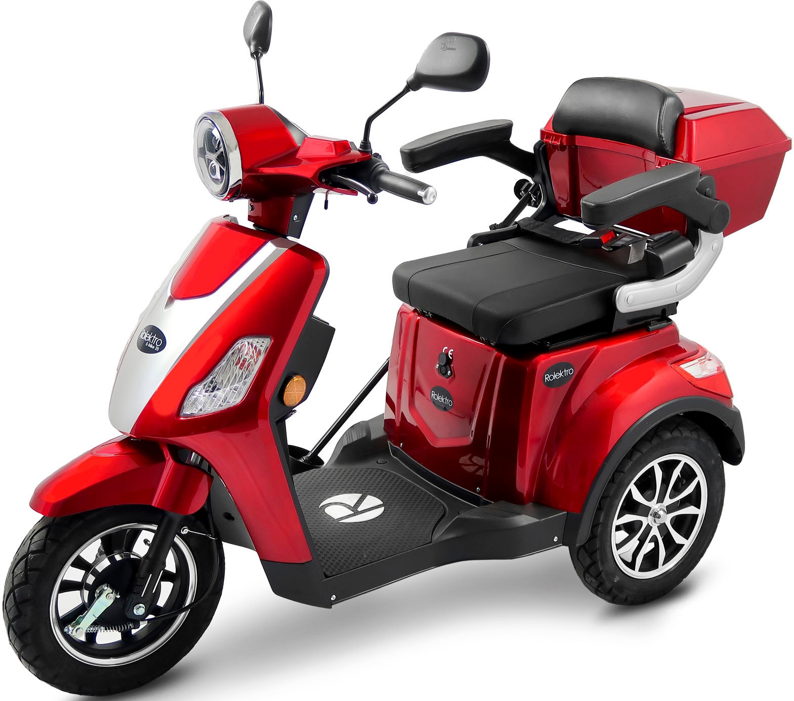 Rolektro Elektromobil »Rolektro E-Trike 15 V.3 Lithium«, (mit Topcase)