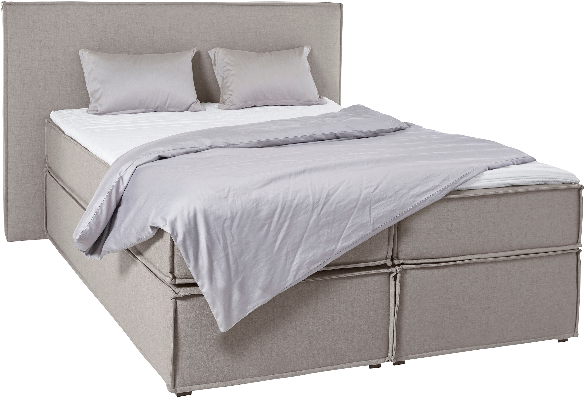 LeGer Home by Lena Gercke Boxspringbett "Yuma", incl. Topper, in 4 Breiten, günstig online kaufen