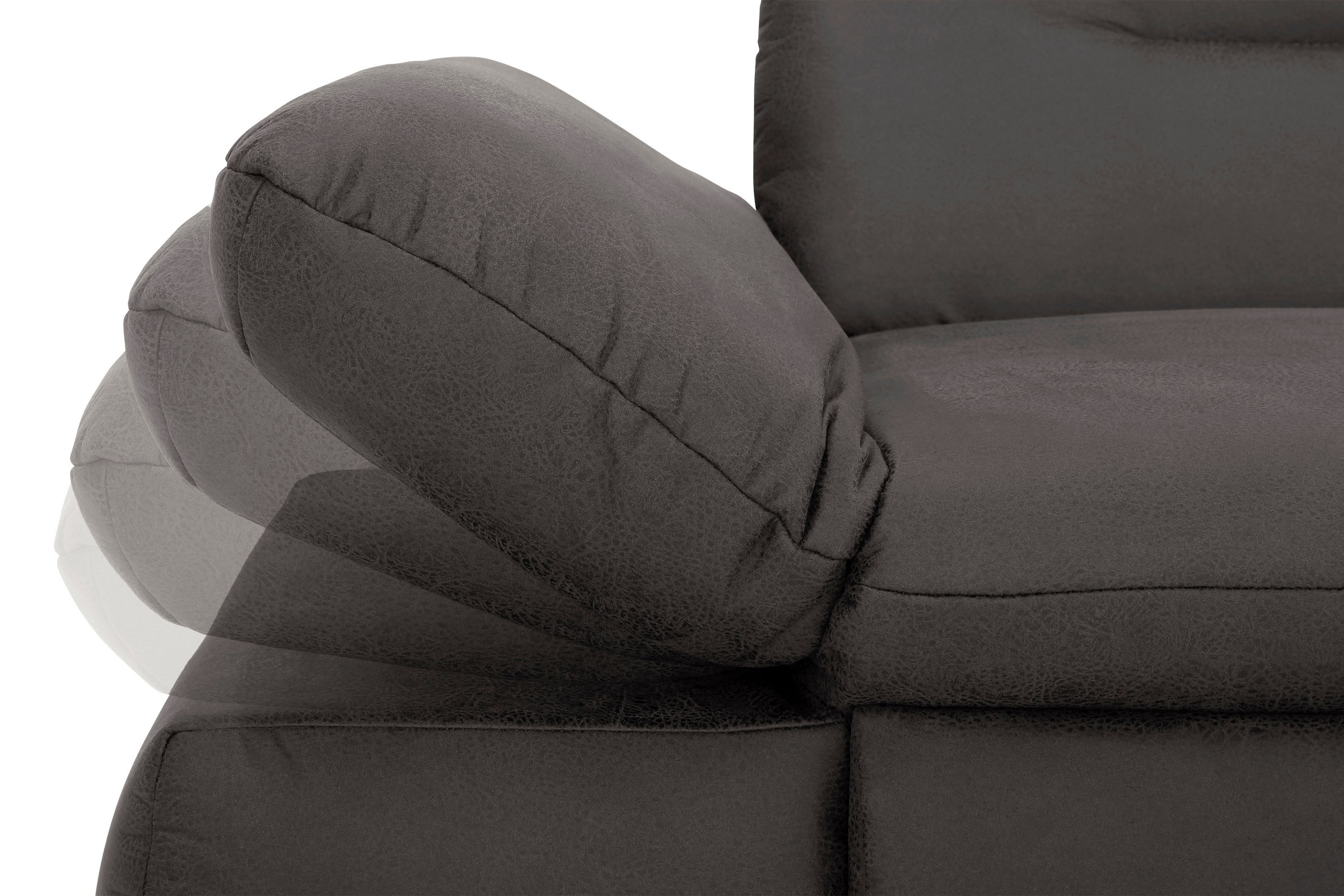 INOSIGN Ecksofa »Avesa L-Form«, Wahlweise mit Arm- und Bettfunktion, B/T/H: 275/211/80 cm