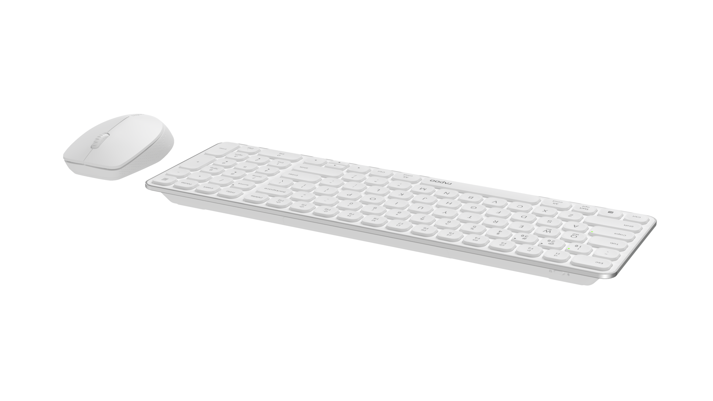 Rapoo Tastatur- und Maus-Set »9310M, Kabelloses ultraflaches Multi-Mode-Deskset«