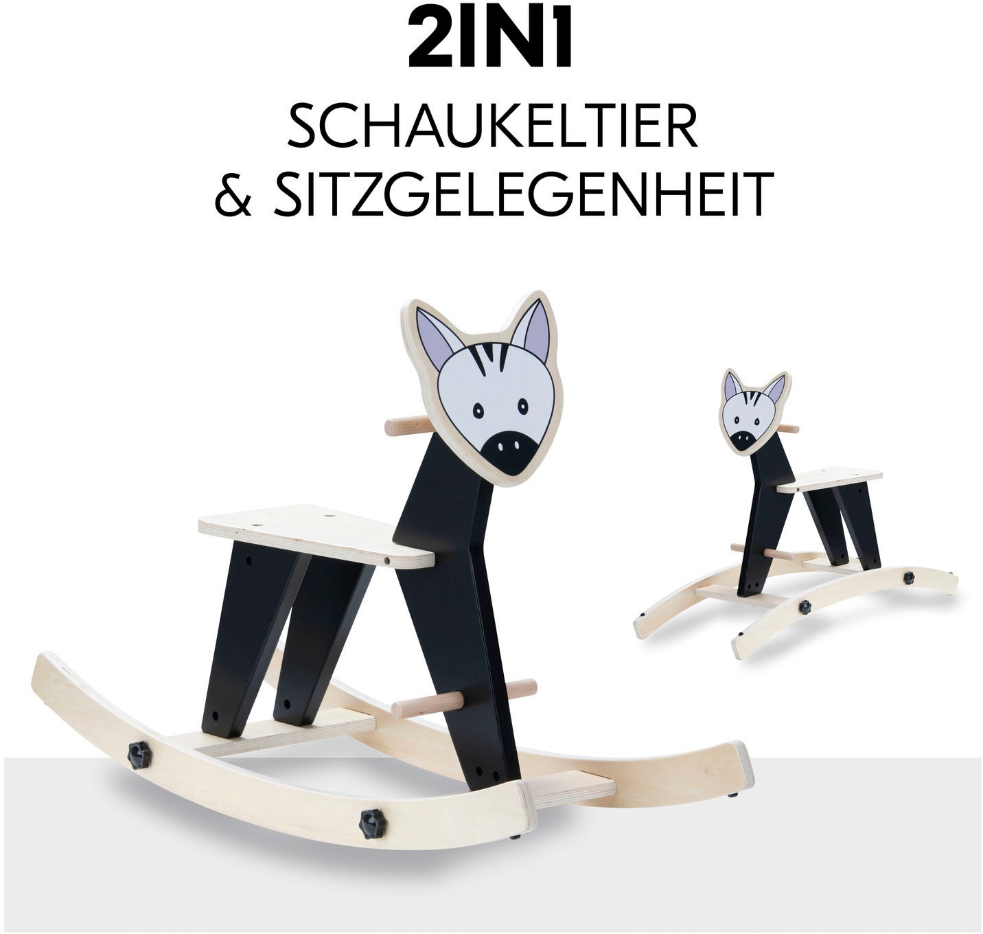 Hauck Schaukeltier »Rock N Swing Zebra«, FSC® - schützt Wald - weltweit