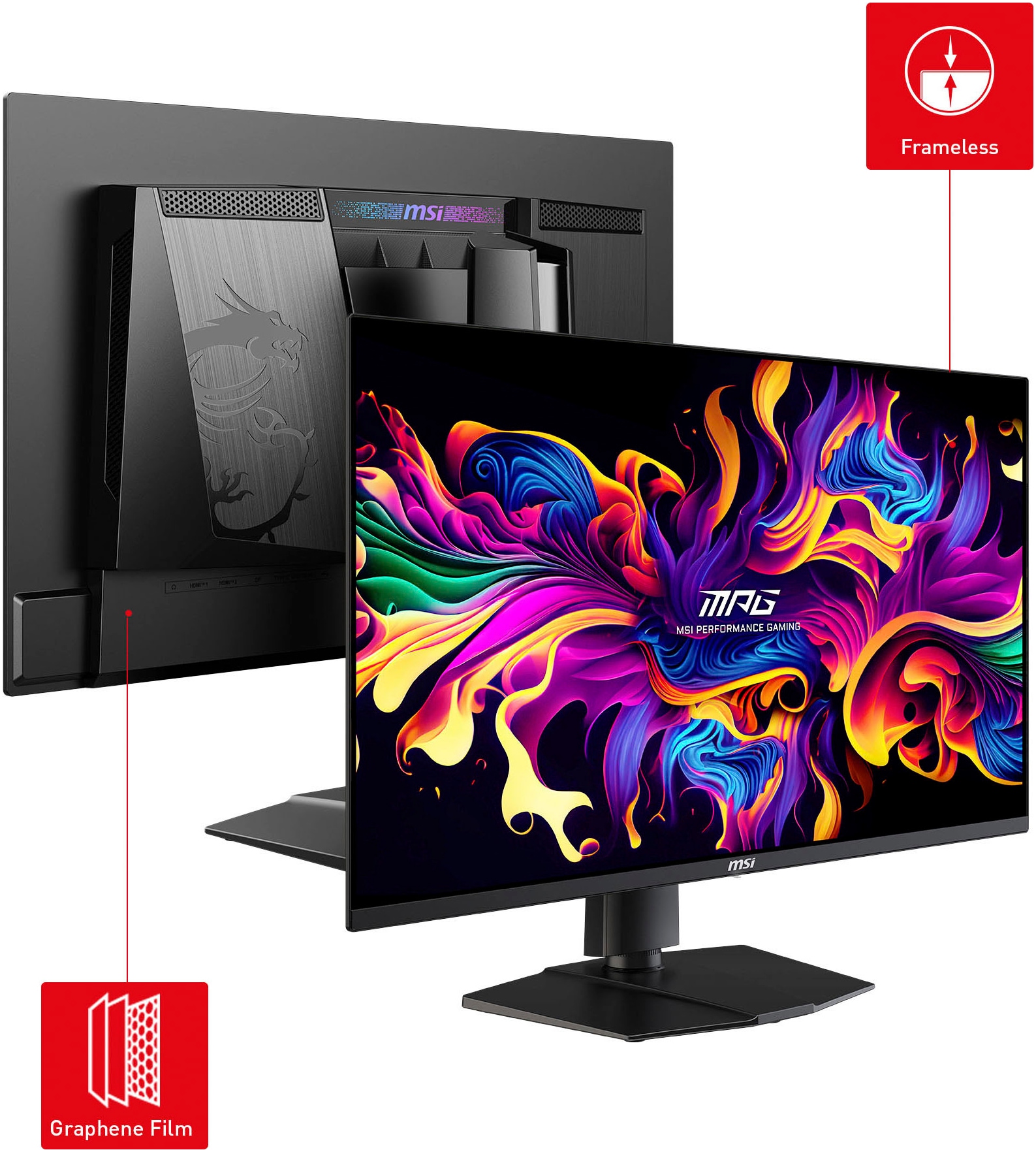 MSI Gaming-Monitor »MPG 271QRX QD-OLED«, 67 cm/27 Zoll, 2560 x 1440 px, WQHD, 0,03 ms Reaktionszeit, 360 Hz
