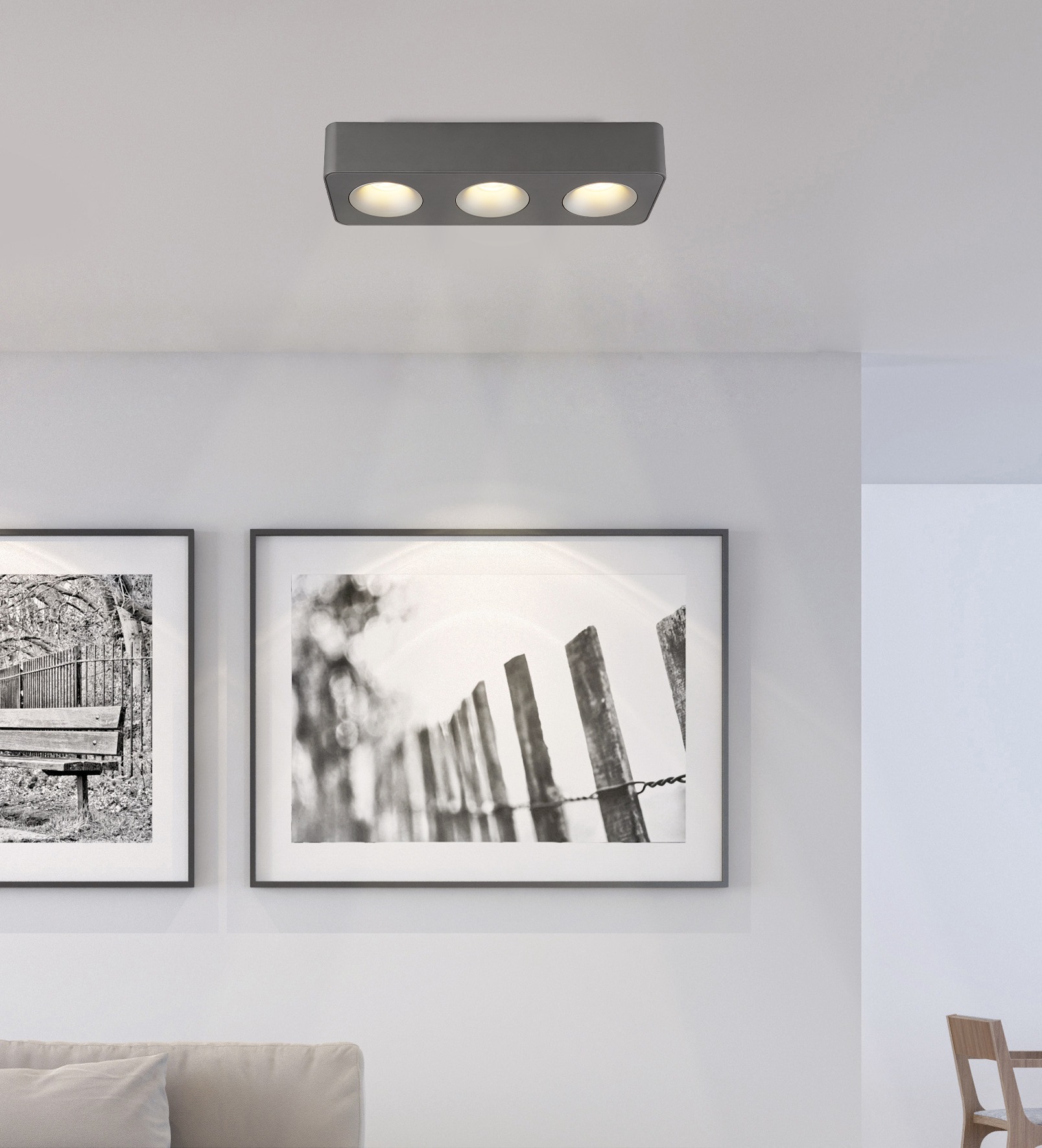 GLOBO LIGHTING LED Deckenstrahler »HANGARAU« LED-Modul 1 Stk. Warmweiß Spot günstig online kaufen