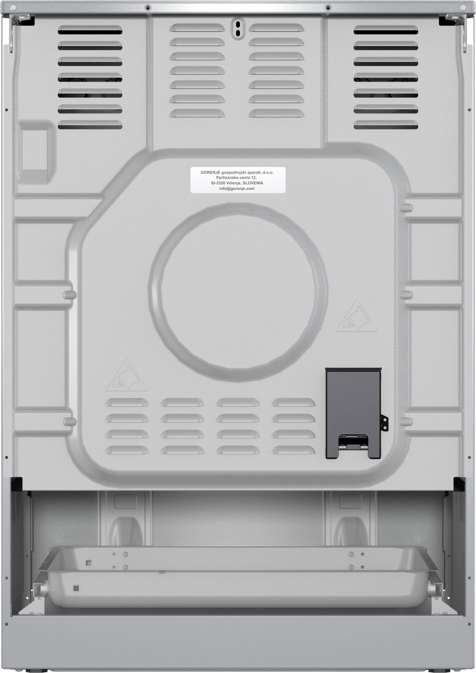 GORENJE Elektro-Standherd »GECS6C70XPA«, mit 2-fach-Teleskopauszug, Aqua Clean, Knusprig genießen – ganz ohne Extra-Kalorien - dank AirFry-Funktion