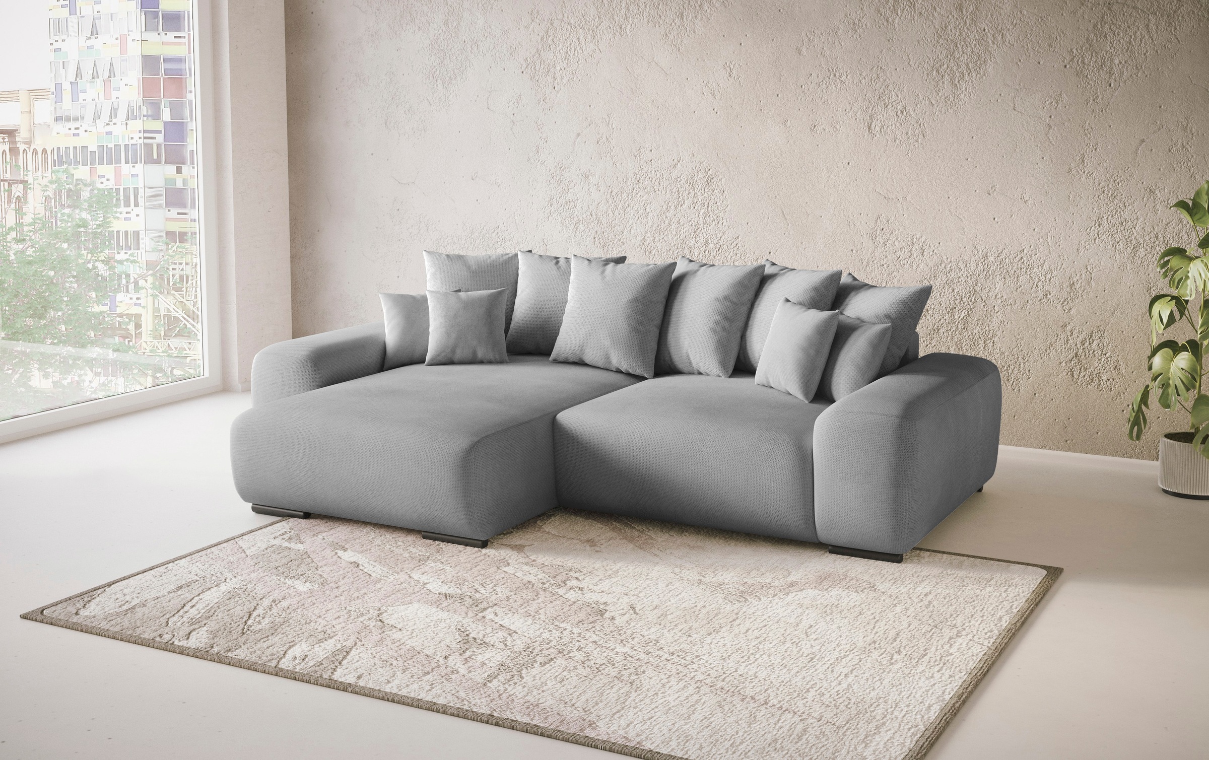 Mr. Couch Polsterecke »Sundance, L-Form«, Dauerschläfer mit Bett, Bettkaste günstig online kaufen