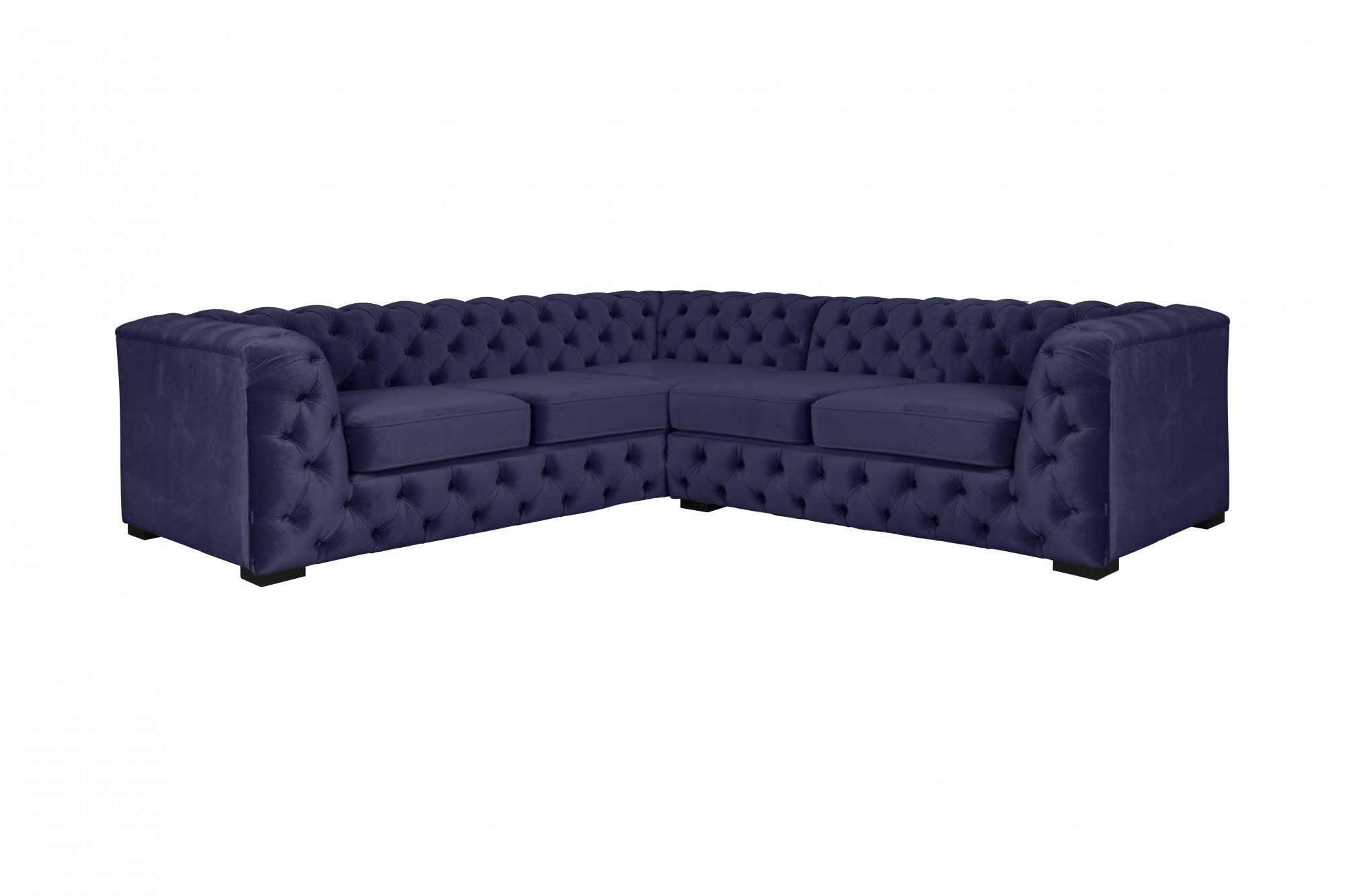 Home affaire Chesterfield-Sofa »KALINA L-Form«, hochwertige Chesterfield-Au günstig online kaufen