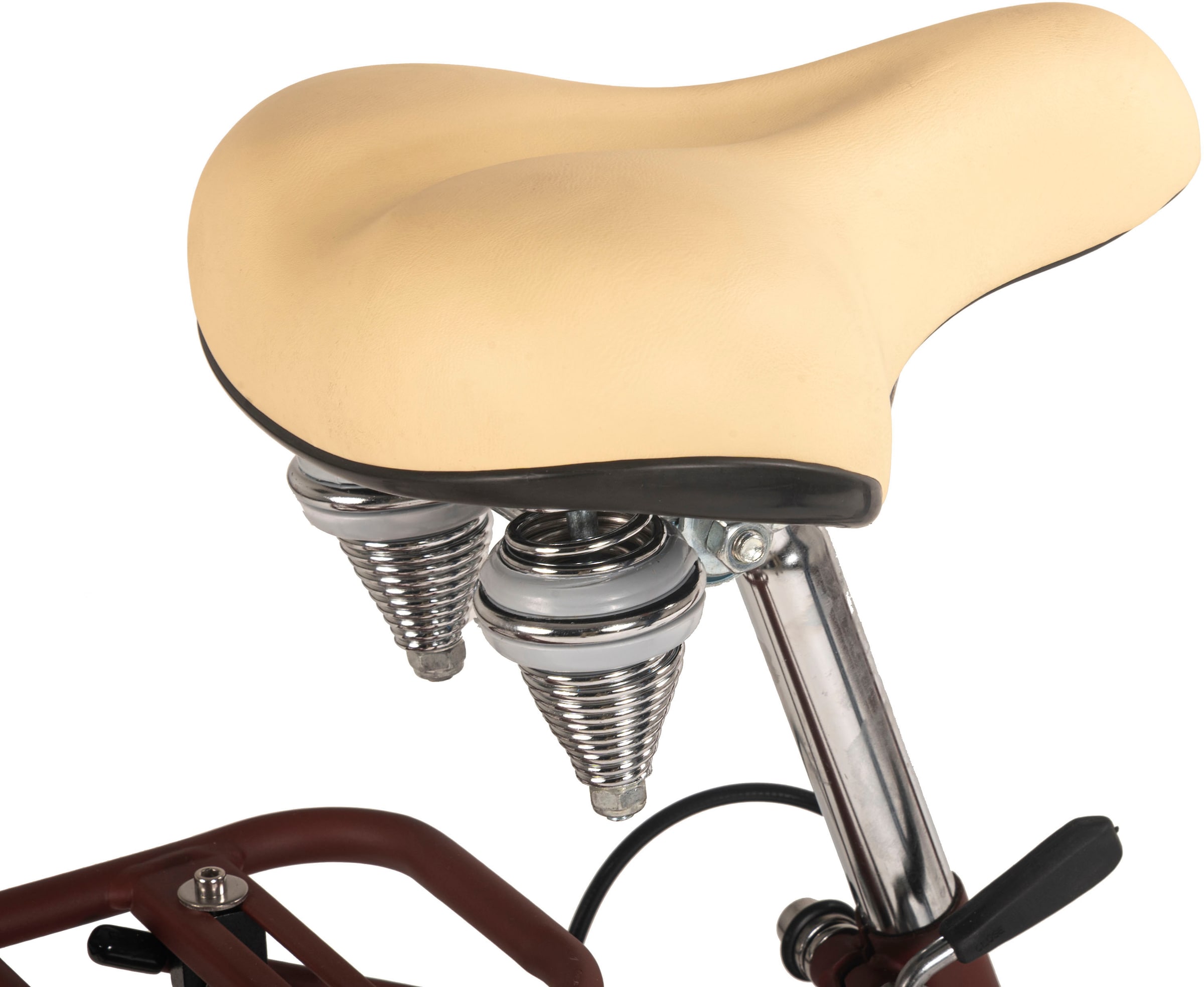 Dacapo Cityrad »Balloon Damenrad 28'' braun 6 Gänge 48 cm«, 6 Gang, Shimano, Tourney Schaltwerk, Kettenschaltung