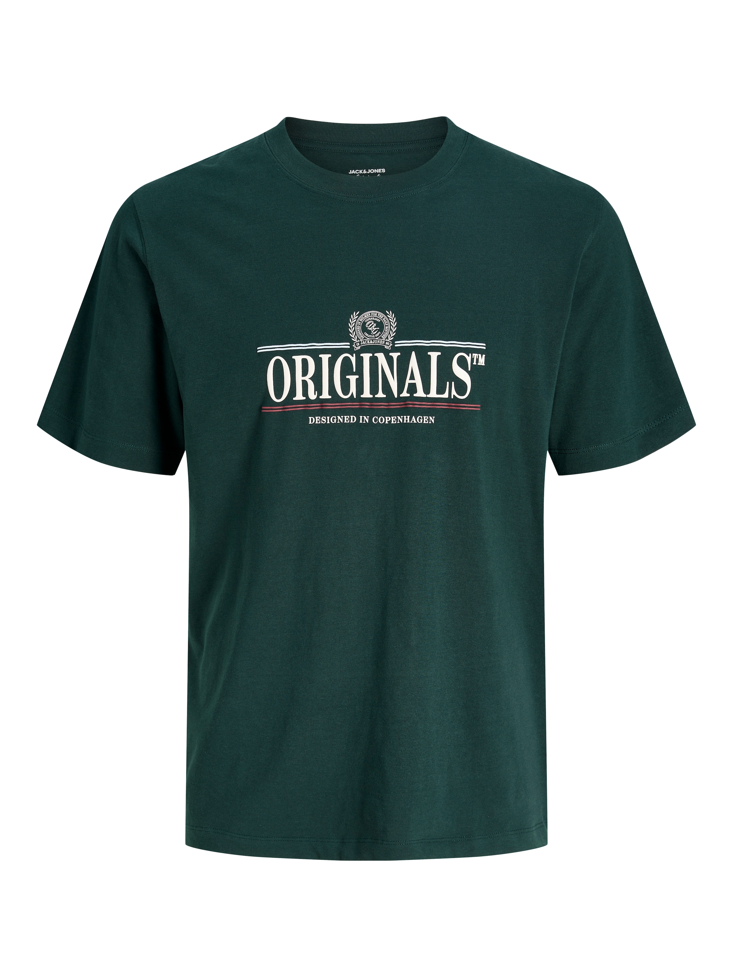 Jack & Jones T-Shirt »JORFREDERIKSBERG GRAPHIC BOX TEE SS CN« Baumwolle, regular fit