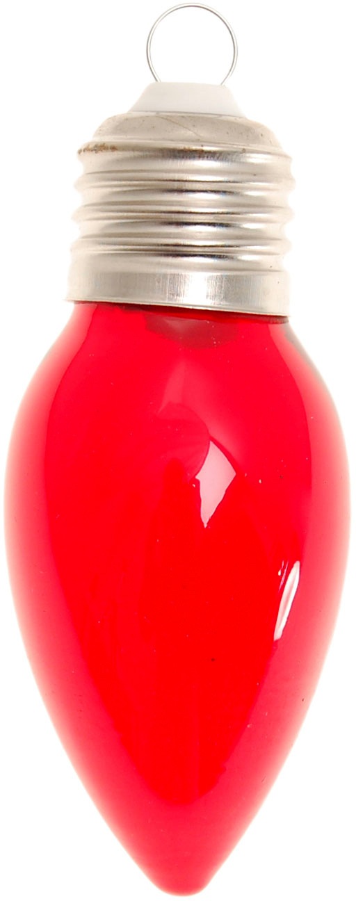 Krebs Glas Lauscha Christbaumschmuck »Glühbirne rot/goldfarben/grün/blau, Höhe ca. 9 cm«, (Set, 4 tlg.), Weihnachtsdeko, Christbaumkugeln aus Glas, Weihnachtsbaumkugel
