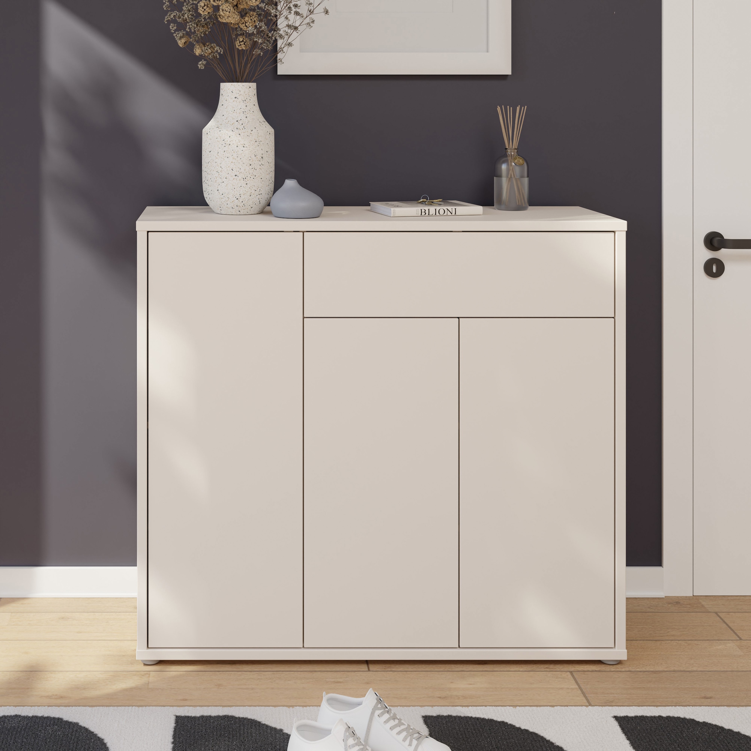 FORTE Schuhschrank »Alice Springs« B/H/T 109,2/99,1/34,9 cm Push to open, 20 Paar Schuhe