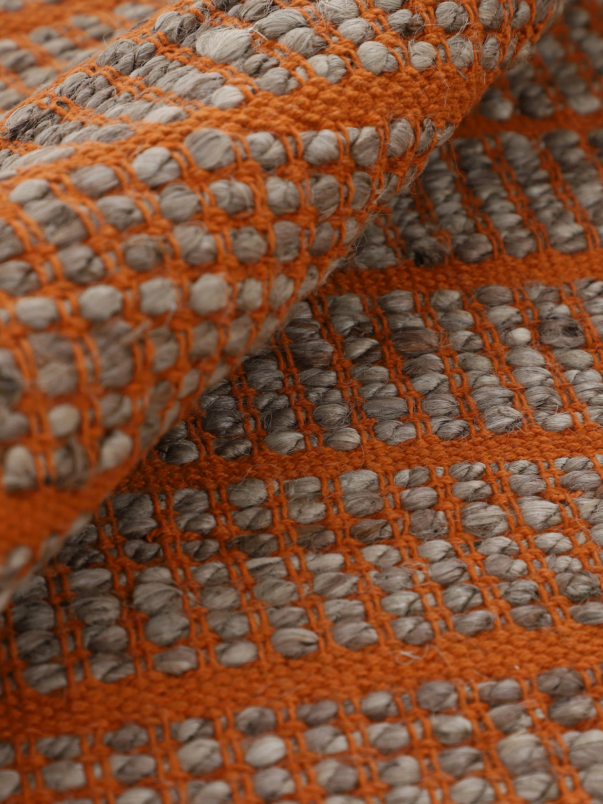 carpetfine Teppich »Lara, auch als Läufer«, rechteckig, 6 mm Höhe, handgearbeitet, Wendeteppich aus 70% Jute/Baumwolle, Wohnzimmer