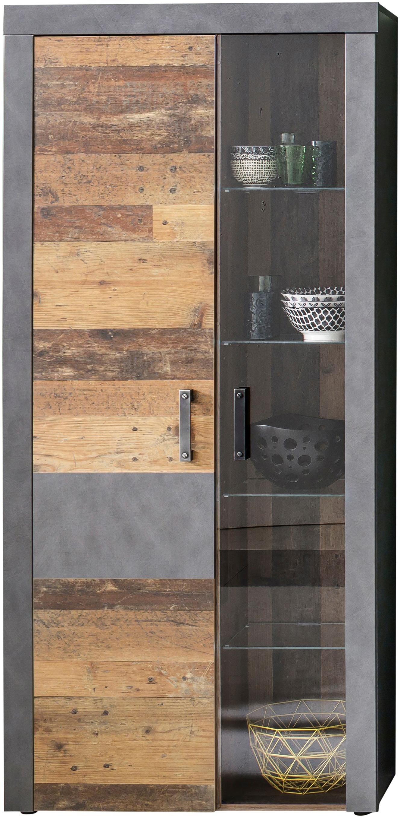 INOSIGN Vitrine »Ilana«, moderner Industrial Style - Beleuchtung optional - günstig online kaufen