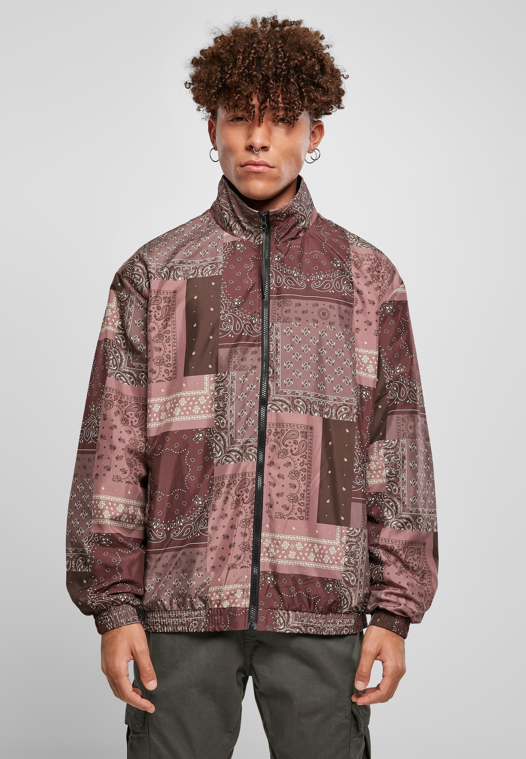 URBAN CLASSICS Allwetterjacke »Urban Classics Herren 90´s Track Jacket« 1 Stk. tlg. ohne Kapuze