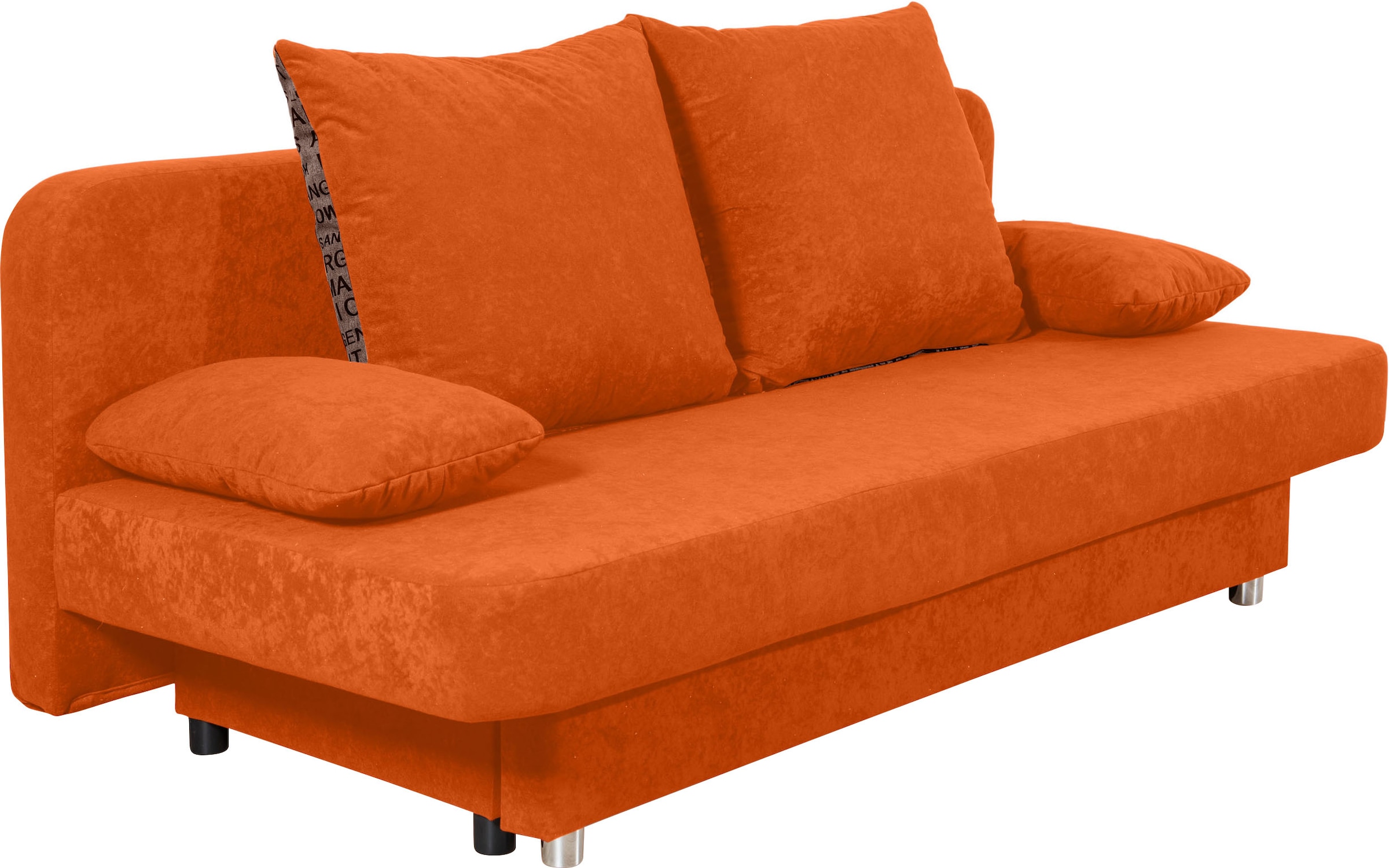 COLLECTION AB Schlafsofa »Ulla inkl. Bettfunktion und Bettkasten«, Schlafsofa,Bettfunktion,Bettkasten,inkl. Rückenkissen,Armlehnekissen